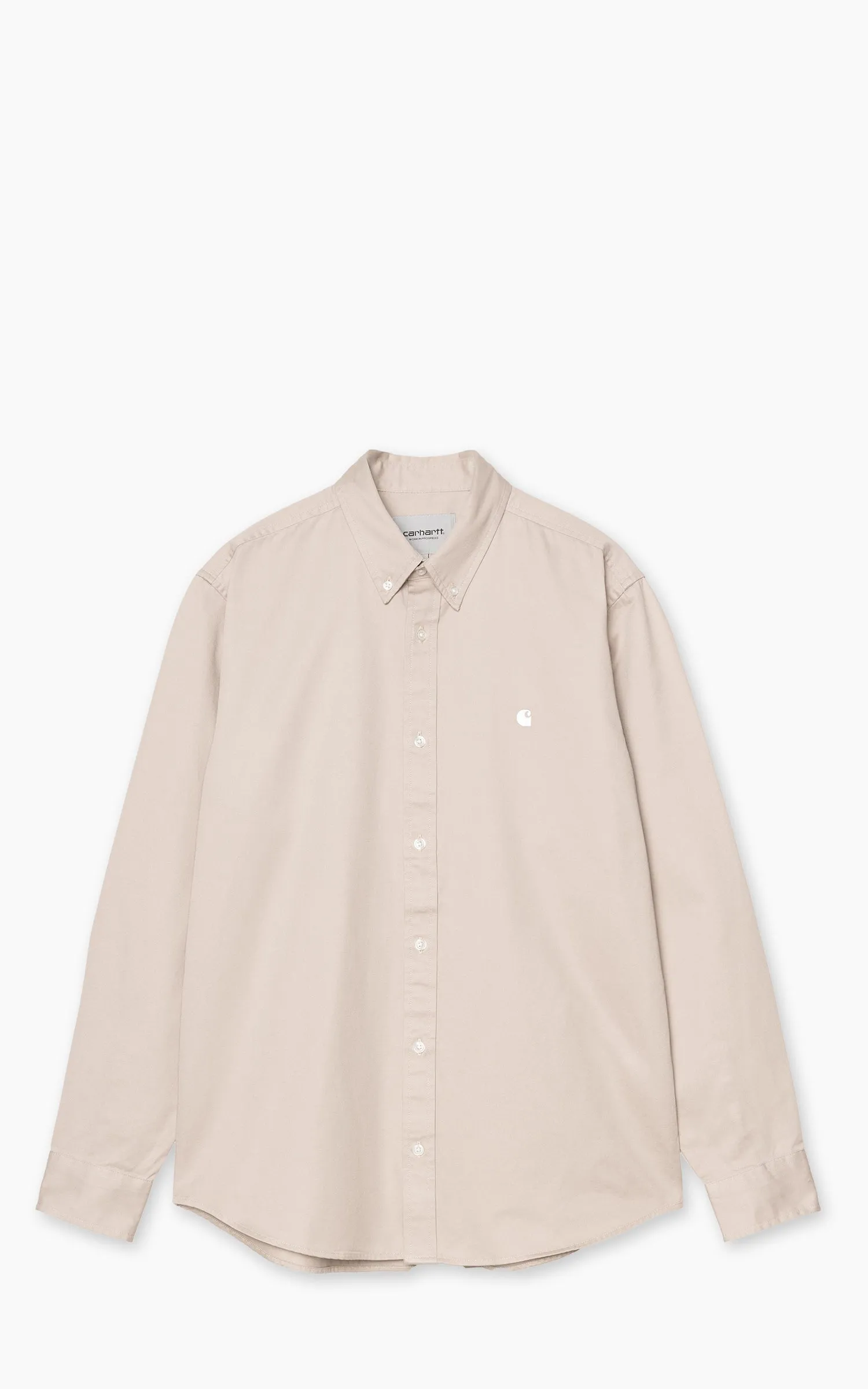 Carhartt WIP L/S Madison Shirt Fleur De Sel/Wax sold by Cultizm