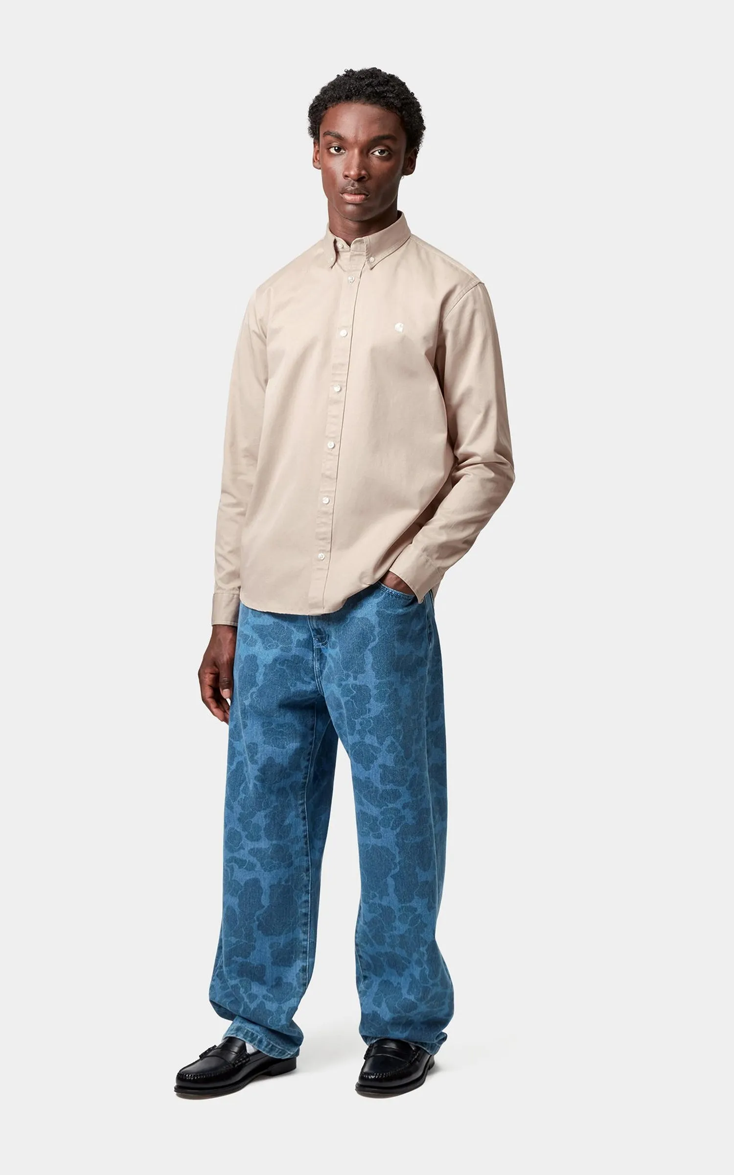 Carhartt WIP L/S Madison Shirt Fleur De Sel/Wax sold by Cultizm product image thumbnail 4