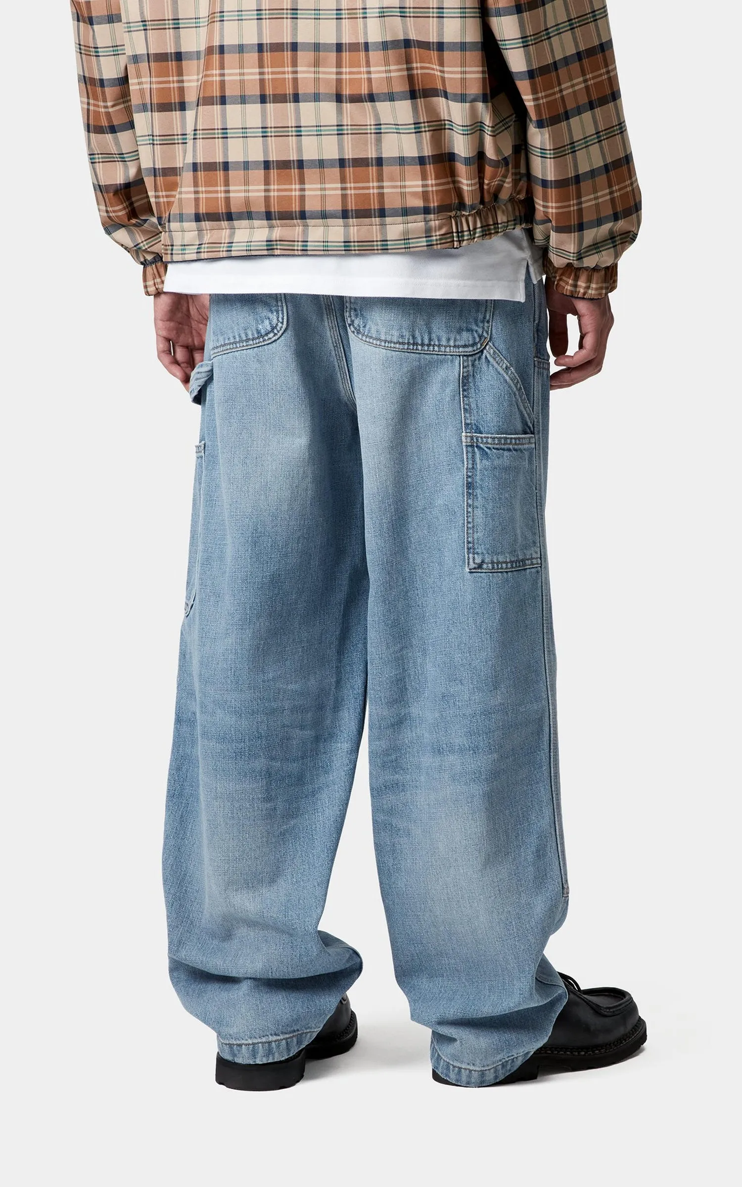 Carhartt WIP OG Double Knee Pant Camano Denim Burst Washed Blue sold by Cultizm product image thumbnail 5