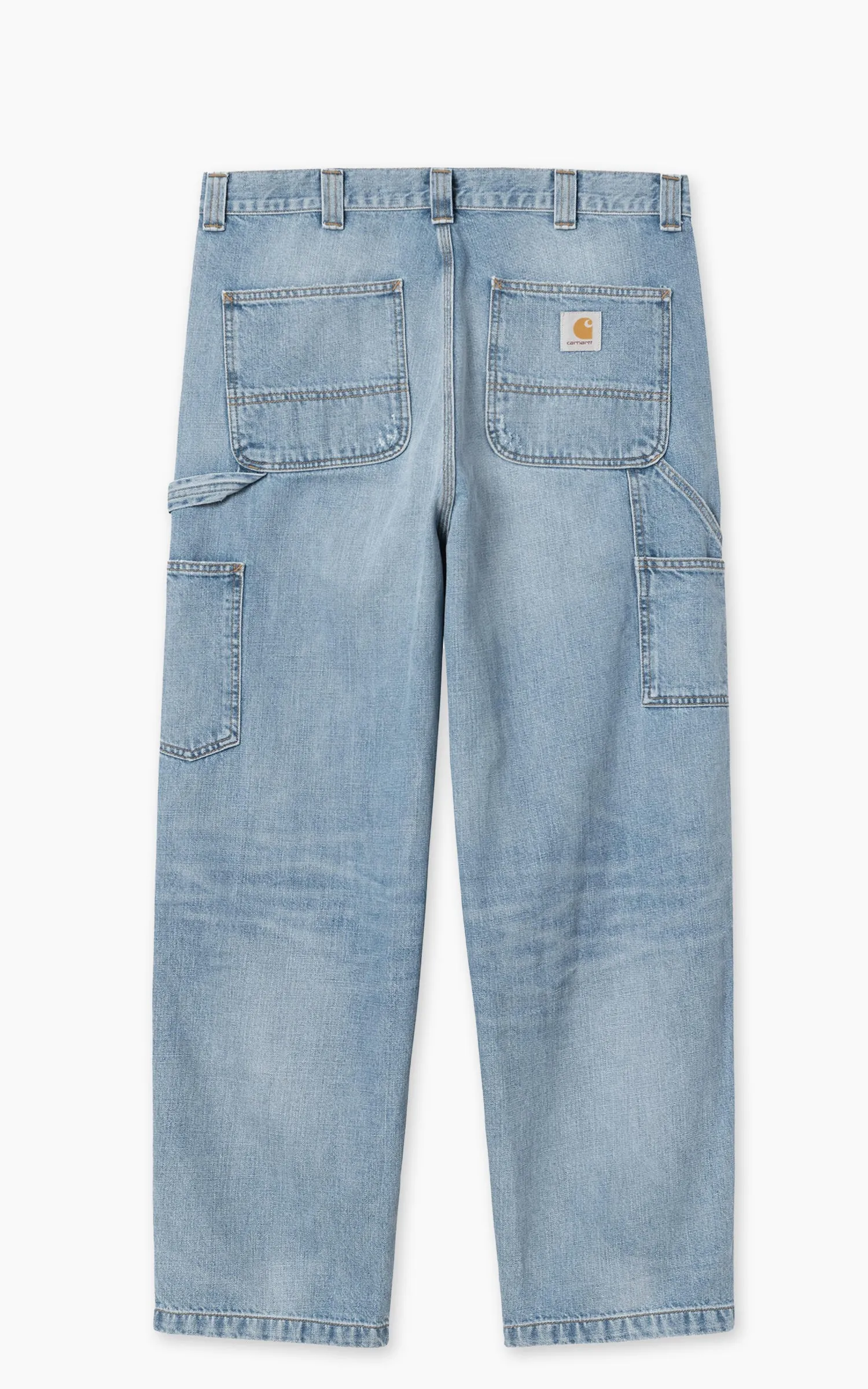 Carhartt WIP OG Double Knee Pant Camano Denim Burst Washed Blue sold by Cultizm