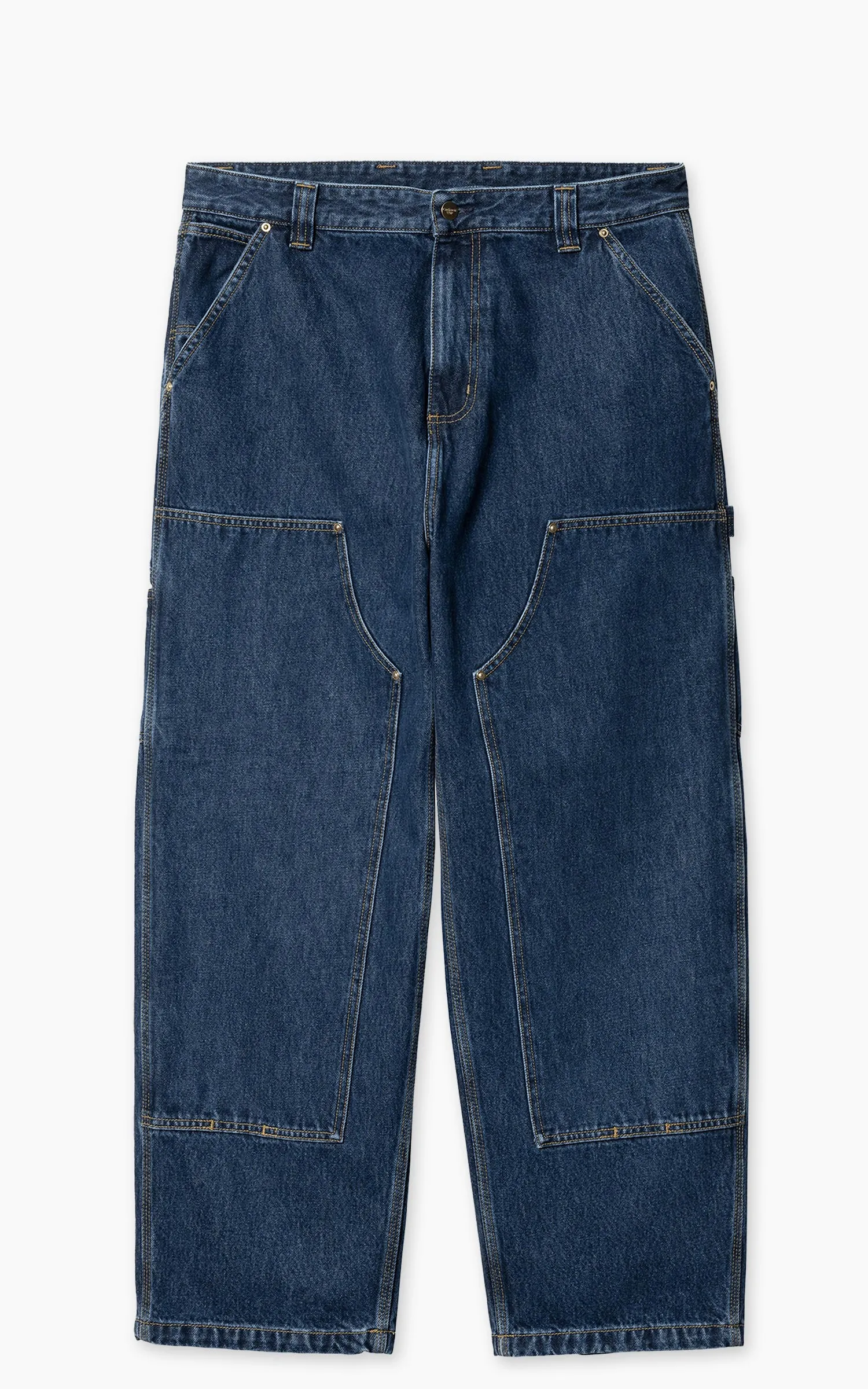 Carhartt WIP Nash Double Knee Pant Smith Denim Stone Washed Blue sold by Cultizm product image thumbnail 3