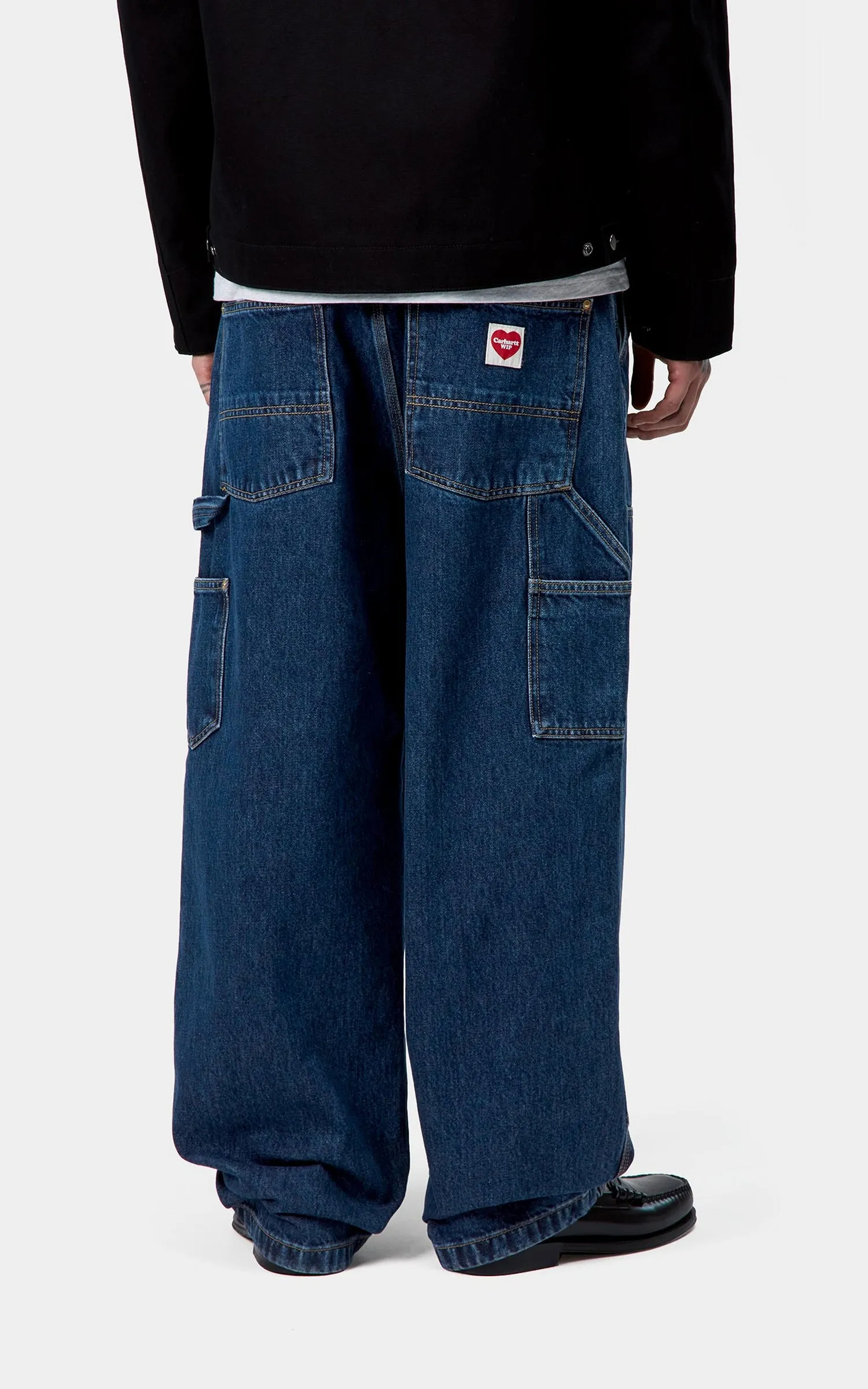 Carhartt WIP Nash Double Knee Pant Smith Denim Stone Washed Blue sold by Cultizm product image thumbnail 5