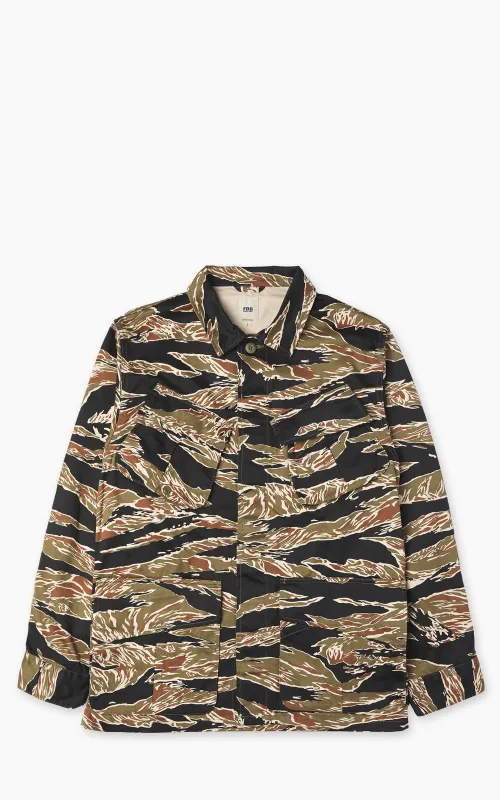 FOB Factory F2457 Jungle Fatigue Jacket Tiger Stripe Camouflage sold by Cultizm