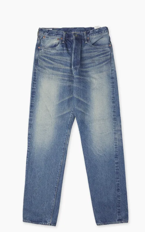 FOB Factory F153 Selvedge Denim Tapered 5P Used Wash Blue sold by Cultizm