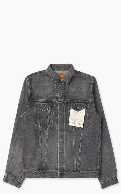 FOB Factory F2444 Type 3 Selvedge Denim Jacket Used Wash Black sold by Cultizm