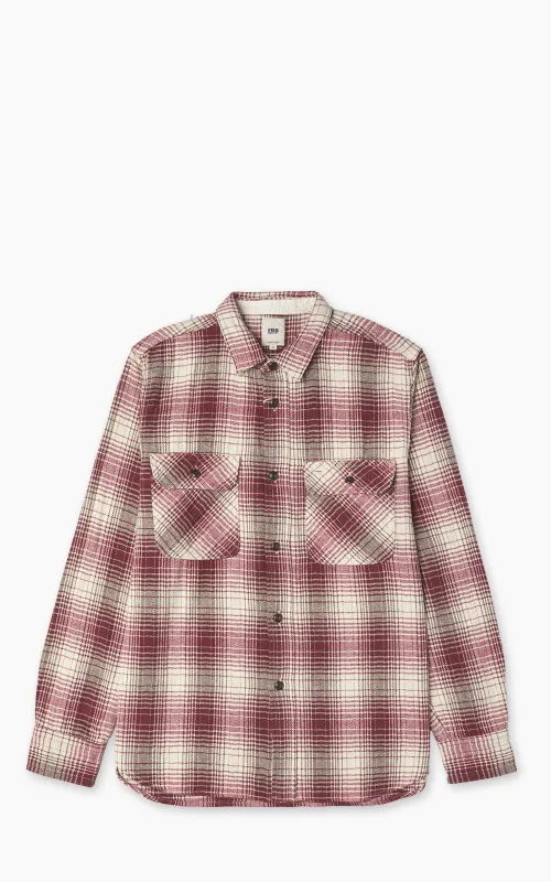 FOB Factory F3510 Heavy Flannel Work Shirt Red sold by Cultizm