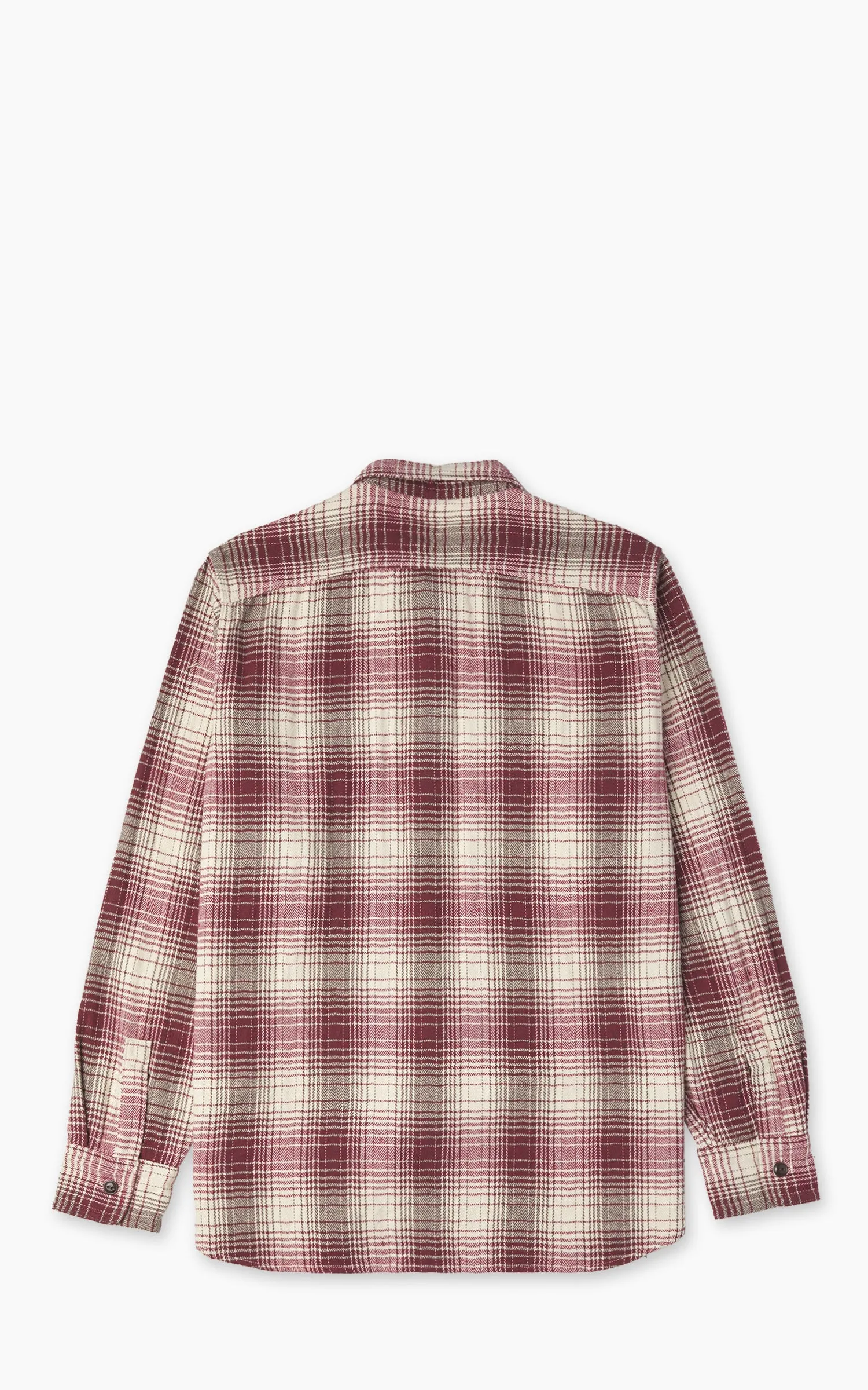 FOB Factory F3510 Heavy Flannel Work Shirt Red sold by Cultizm product image thumbnail 3