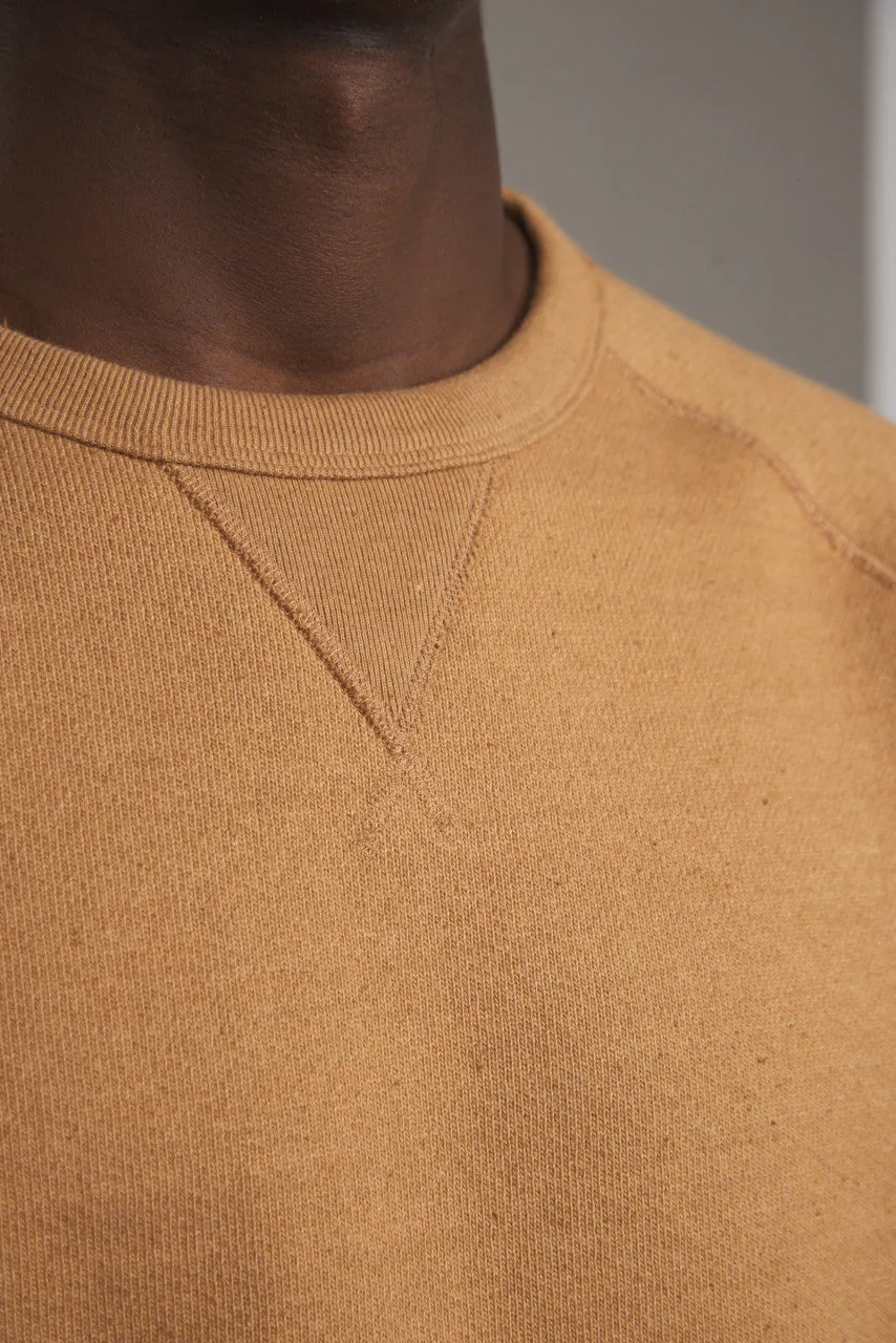 Wonder Looper Pullover Crewneck Double Heavyweight French Terry Foxfibre® Coyote 80 sold by Cultizm product image thumbnail 4