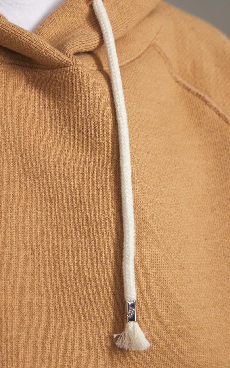 Wonder Looper Pullover Hoodie Double Heavyweight French Terry Foxfibre® Coyote 80 sold by Cultizm product image thumbnail 4