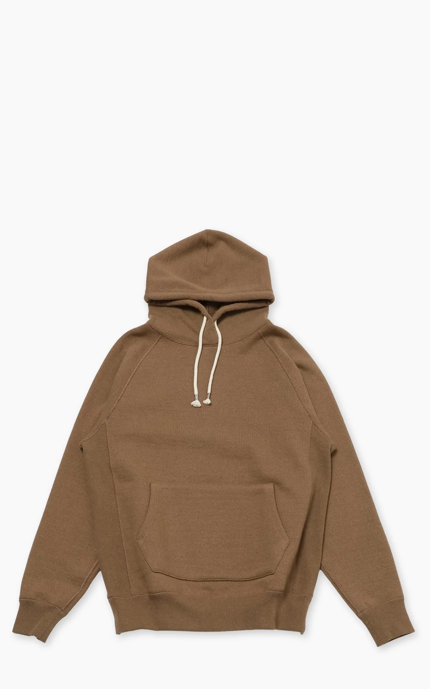 Wonder Looper Pullover Hoodie Double Heavyweight French Terry Iron Mordant Foxfibre® Coyote 80 sold by Cultizm