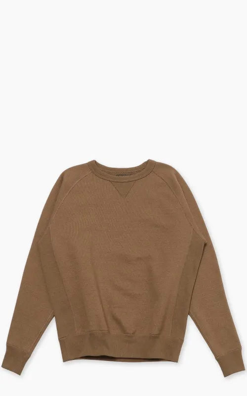 Wonder Looper Pullover Crewneck Double Heavyweight French Terry Iron Mordant Foxfibre® Coyote 80 sold by Cultizm