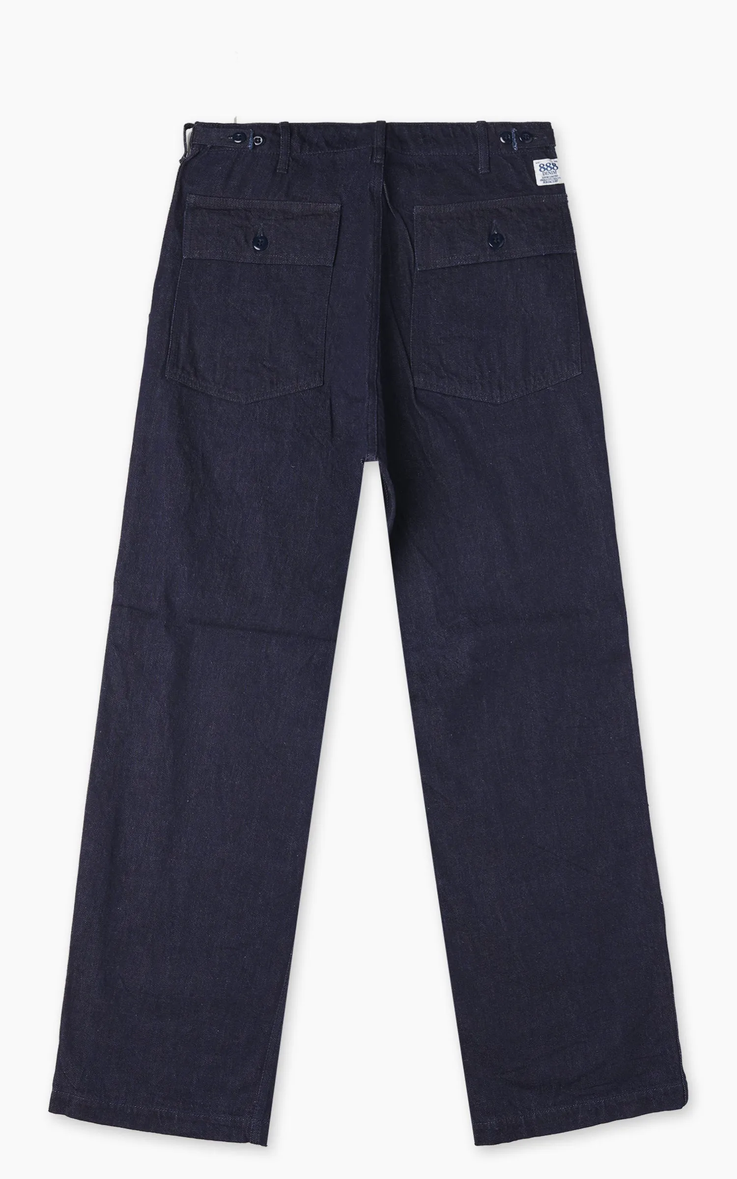 FOB Factory F0541 Three Eight Loom Denim Baker Pants Indigo sold by Cultizm product image thumbnail 3