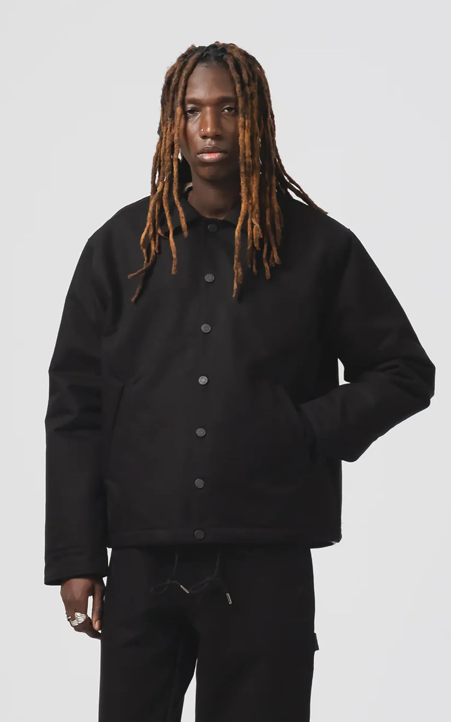 Eat Dust Dago Jacket Nebraska Cotton Black sold by Cultizm product image thumbnail 4