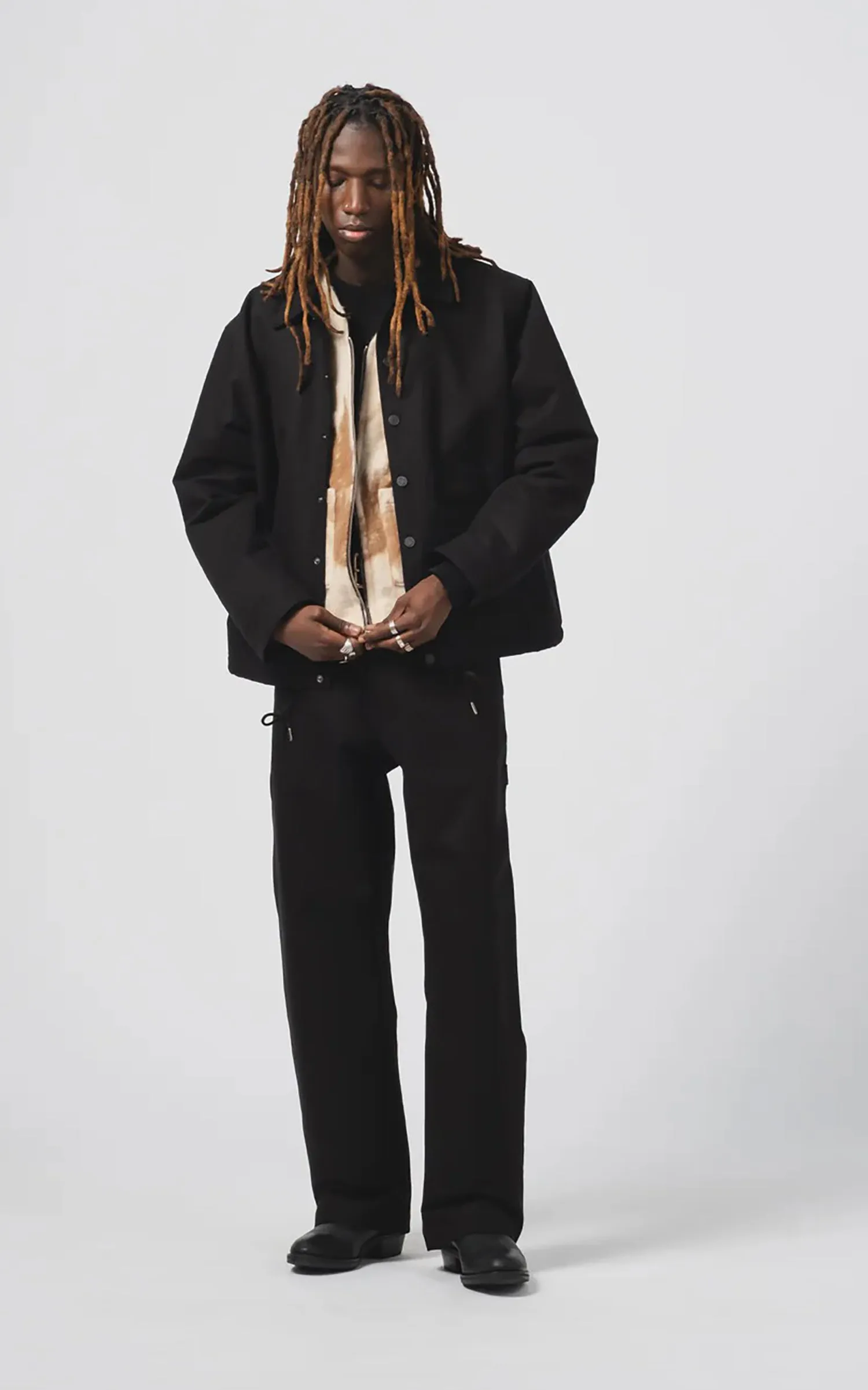 Eat Dust Dago Jacket Nebraska Cotton Black sold by Cultizm product image thumbnail 5