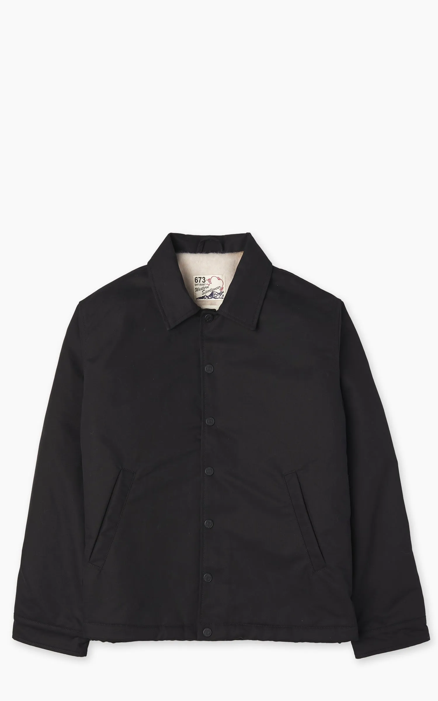 Eat Dust Dago Jacket Nebraska Cotton Black sold by Cultizm