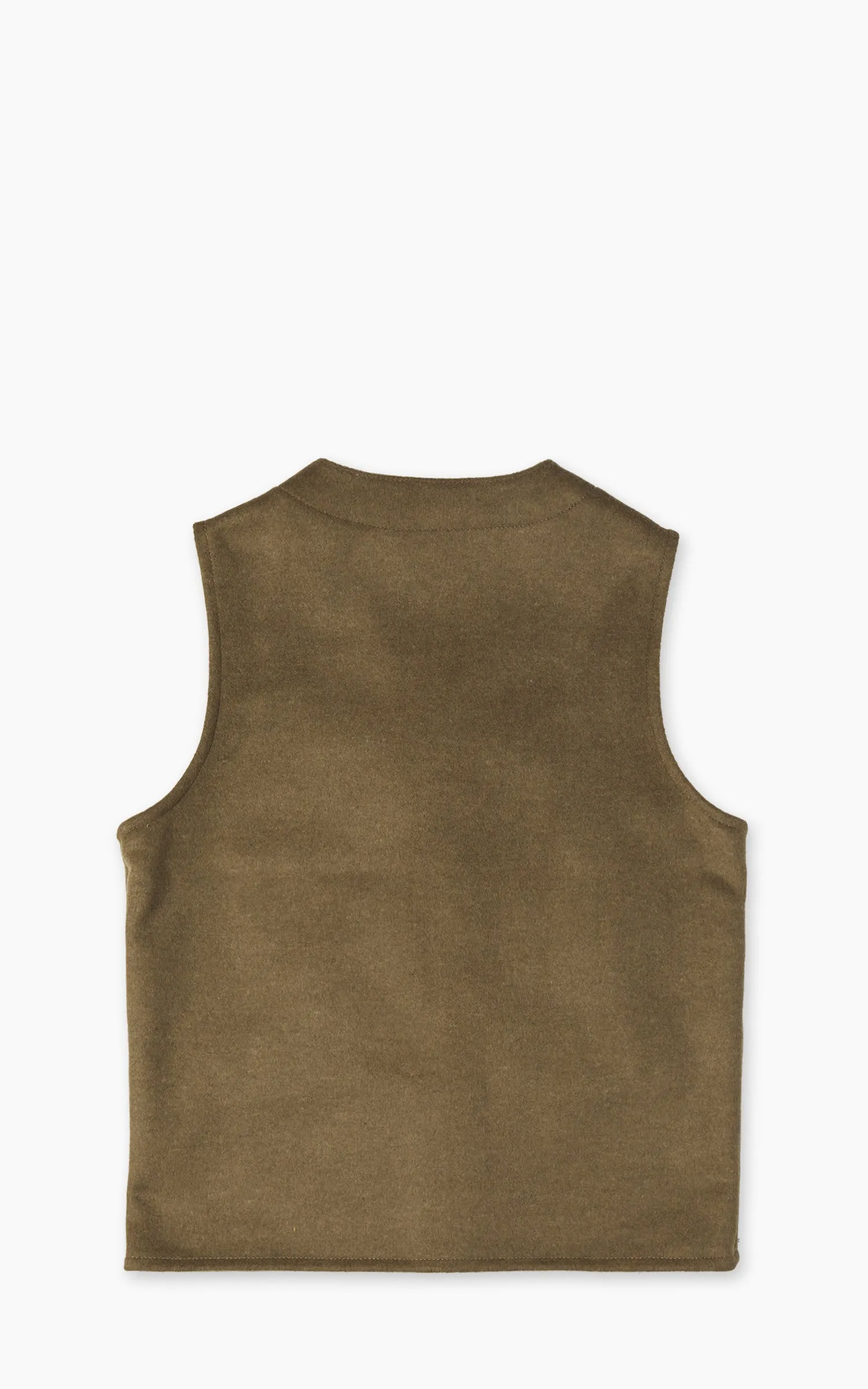 Chesapeake's Oregon Heavyweight Wool Vest Olive Green sold by Cultizm product image thumbnail 3