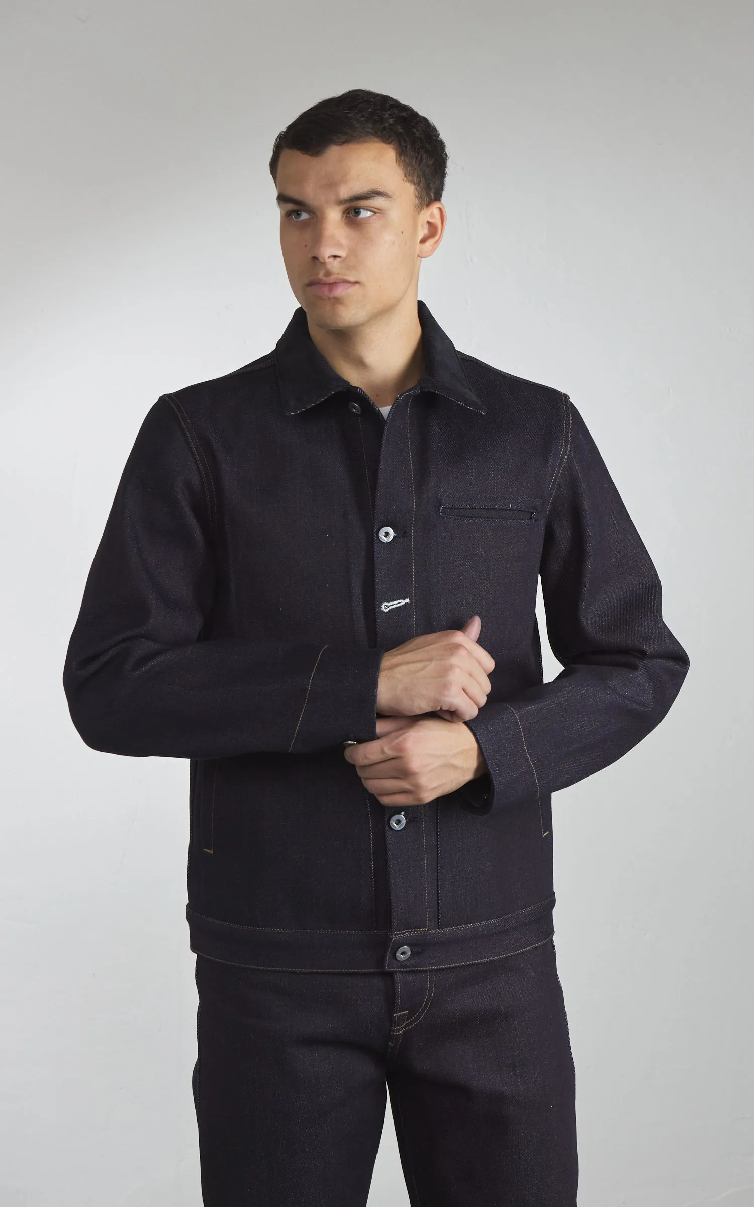 Rogue Territory Supply Jacket Slub Denim Indigo 22oz sold by Cultizm product image thumbnail 5