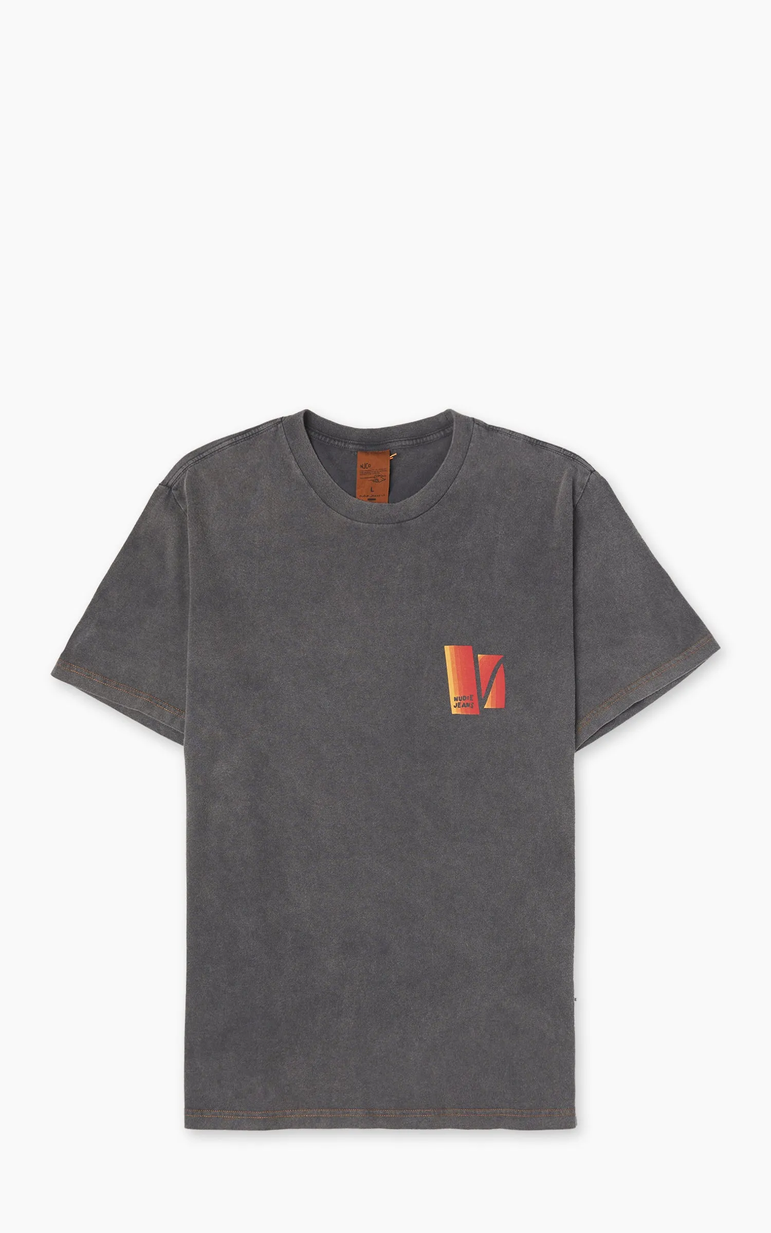 Nudie Jeans Roy Sunburns T-Shirt Antracite sold by Cultizm