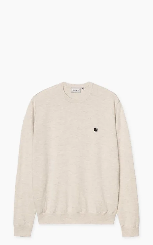 Carhartt WIP Madison Sweater Fleur De Sel/Black made by Carhartt WIP