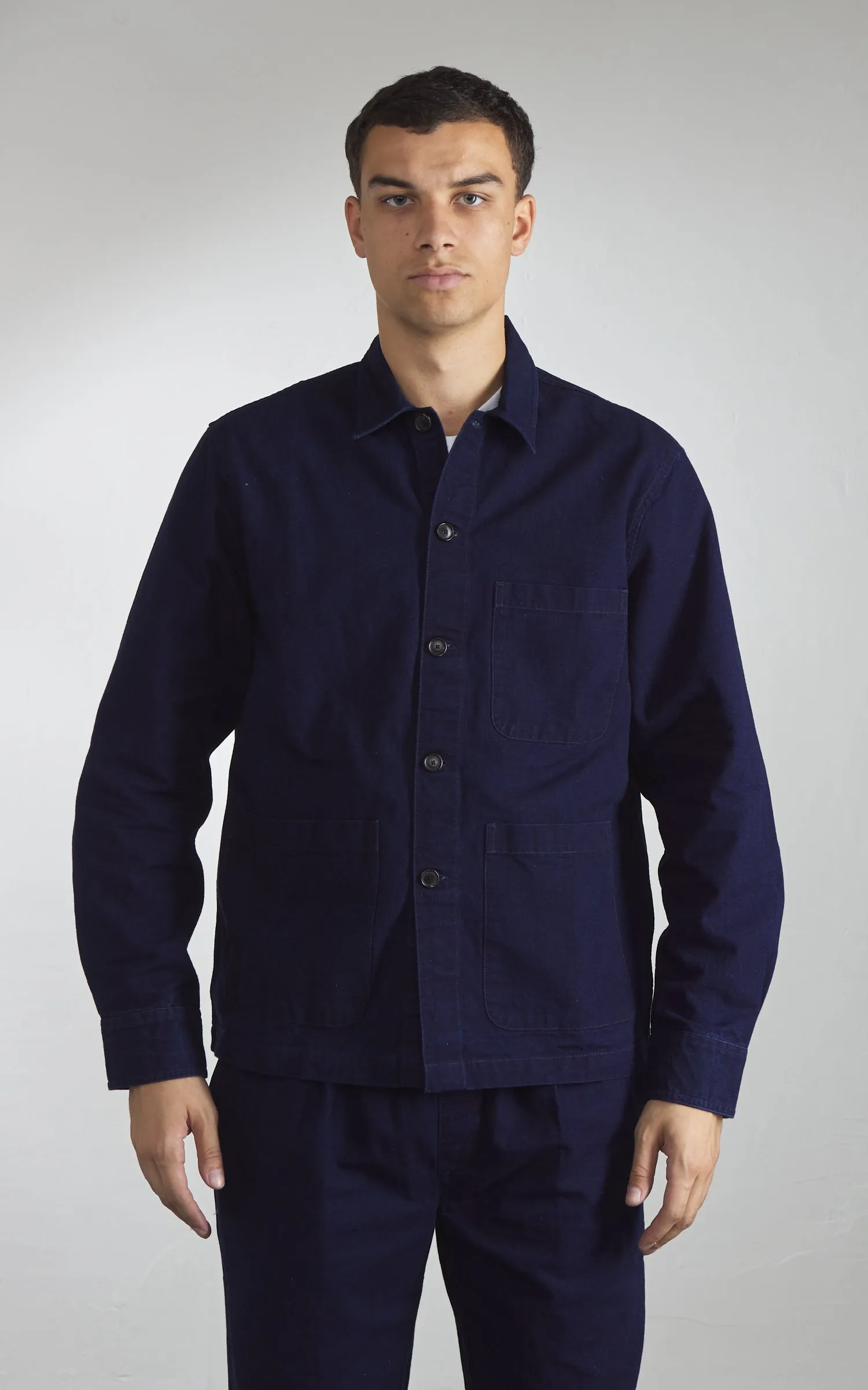 3sixteen Shop Jacket Canvas Indigo sold by Cultizm product image thumbnail 4