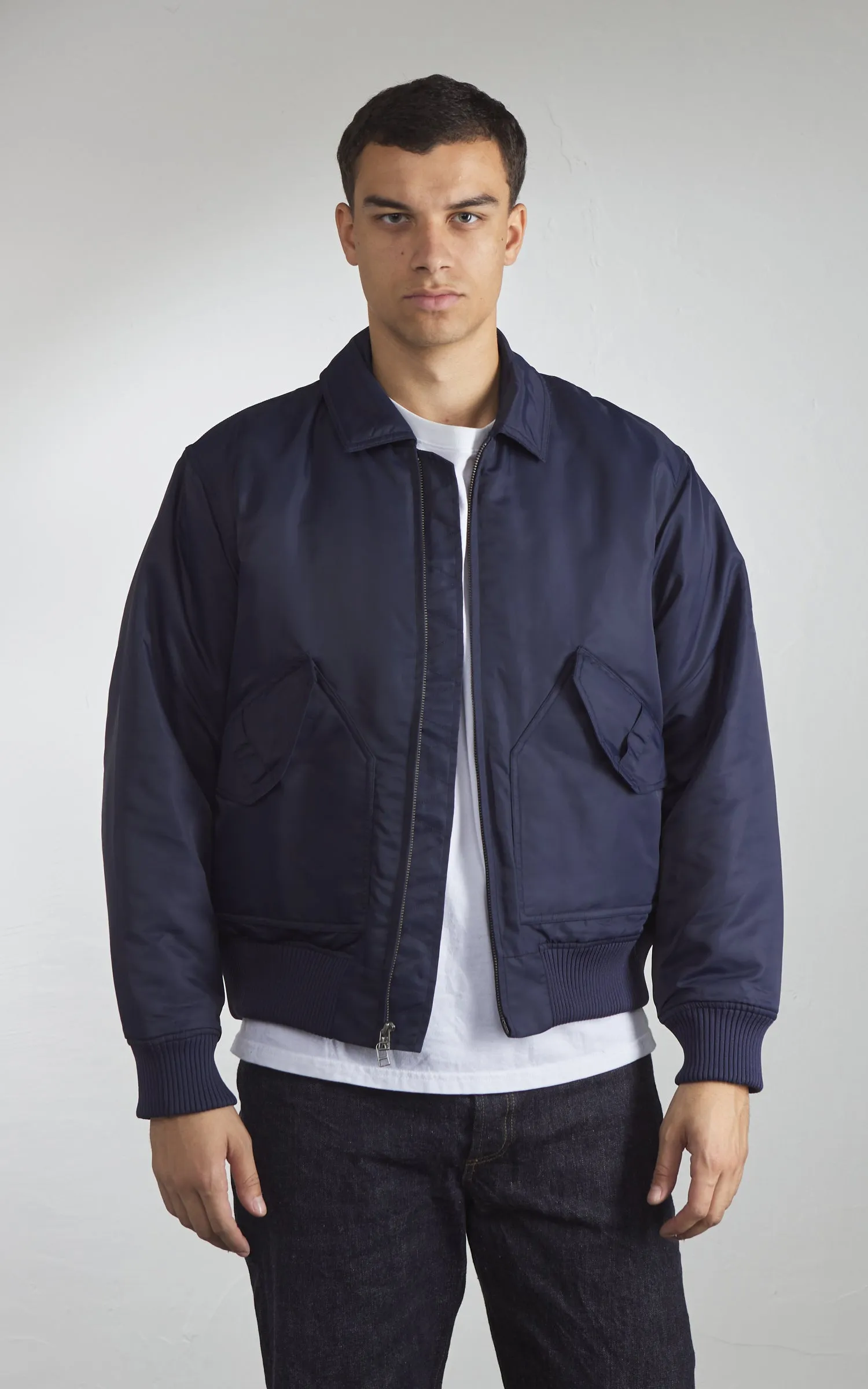 3sixteen CWU Flight Jacket Aviator Satin Blue sold by Cultizm product image thumbnail 2