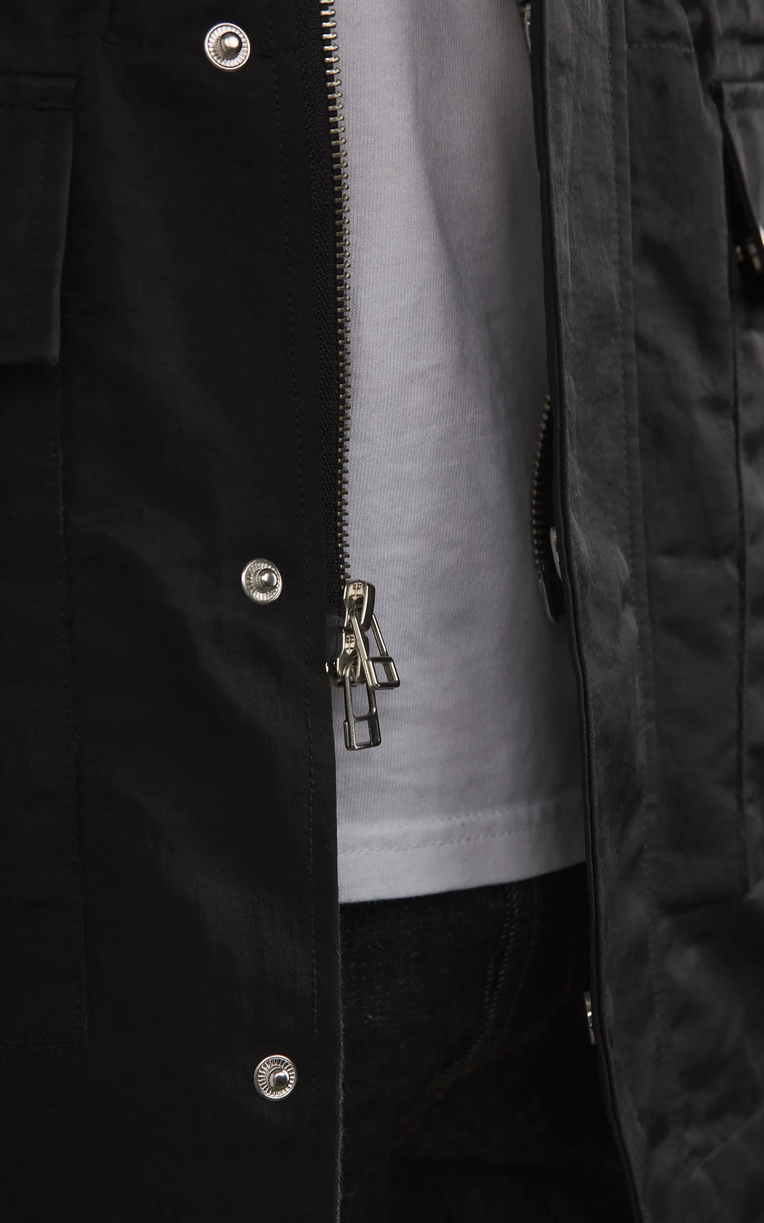 3sixteen Country Jacket Waxed Nylon Black sold by Cultizm product image thumbnail 3