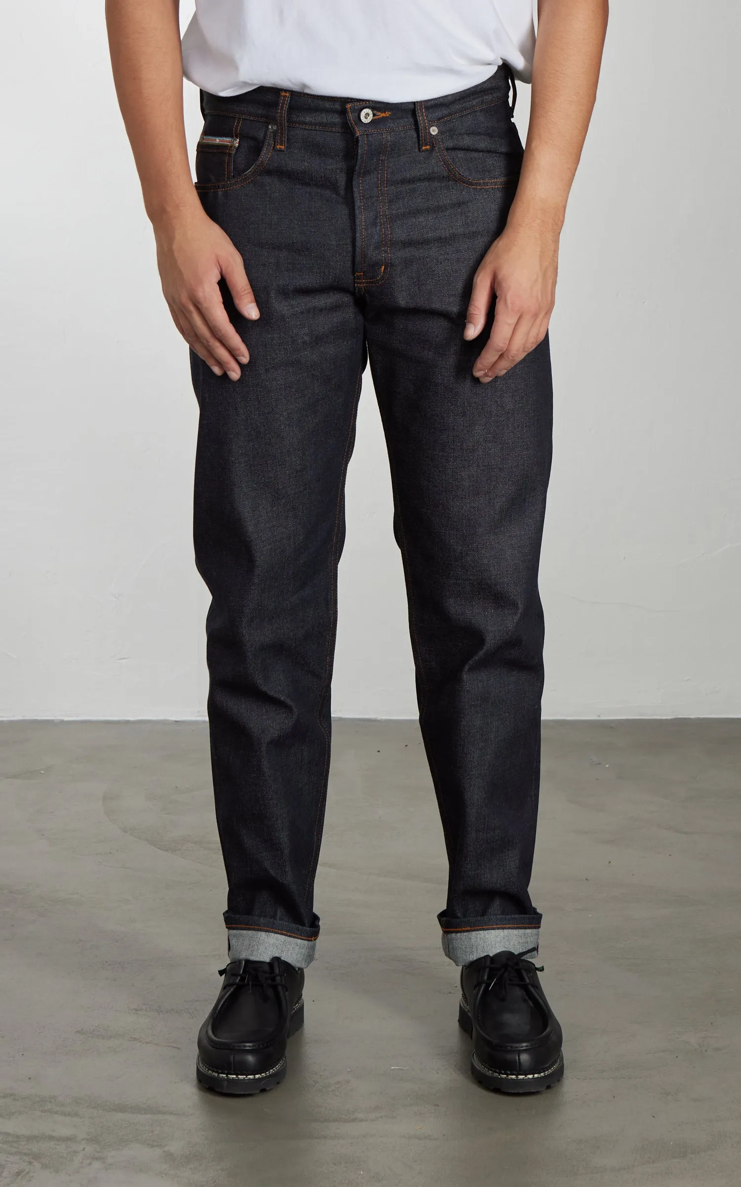 Naked & Famous Denim Easy Guy Dia De Los Muertos Selvedge Indigo 12.5oz sold by Cultizm product image thumbnail 2