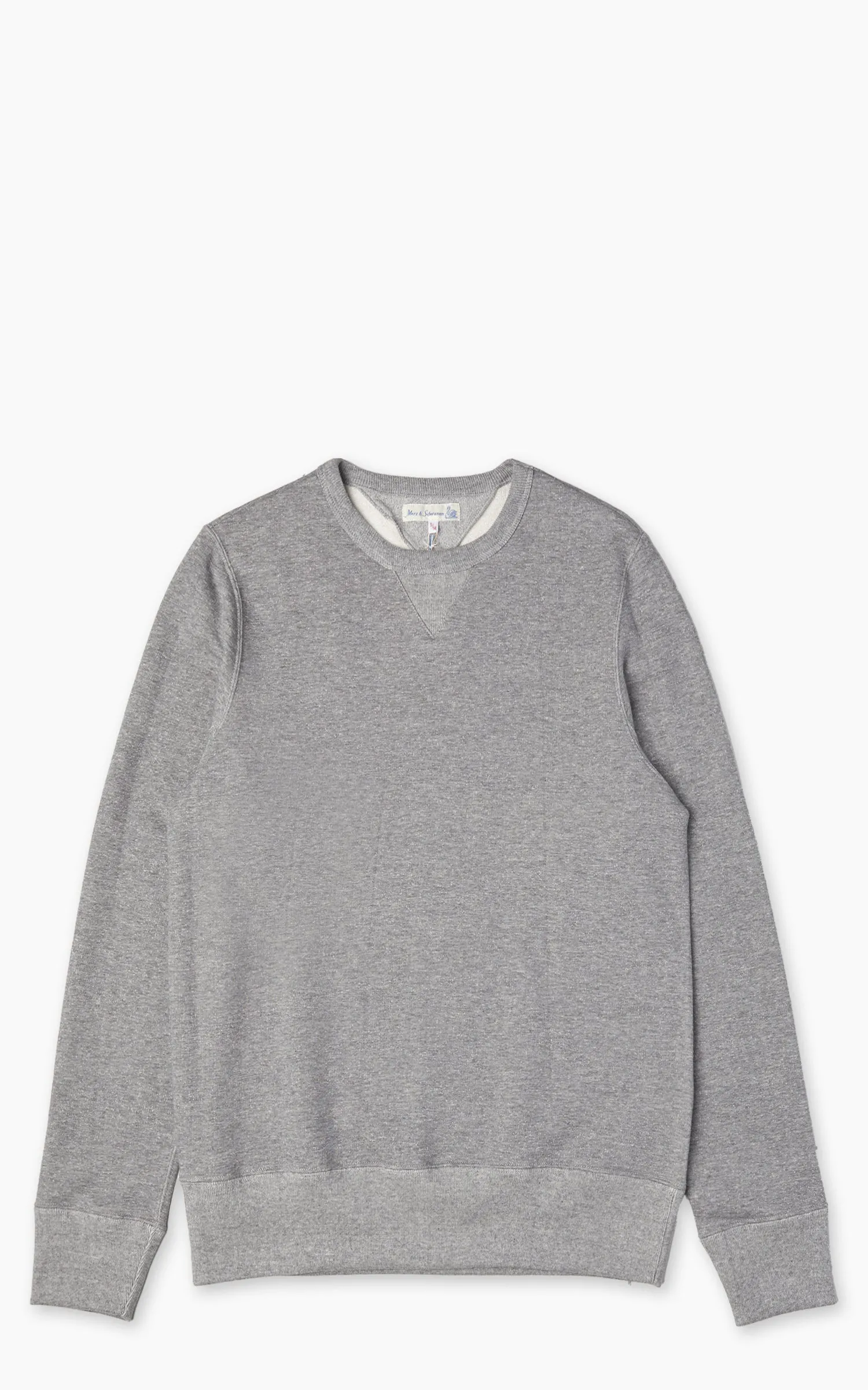 Merz b. Schwanen 346 Sweatshirt Anthracite Melange sold by Cultizm