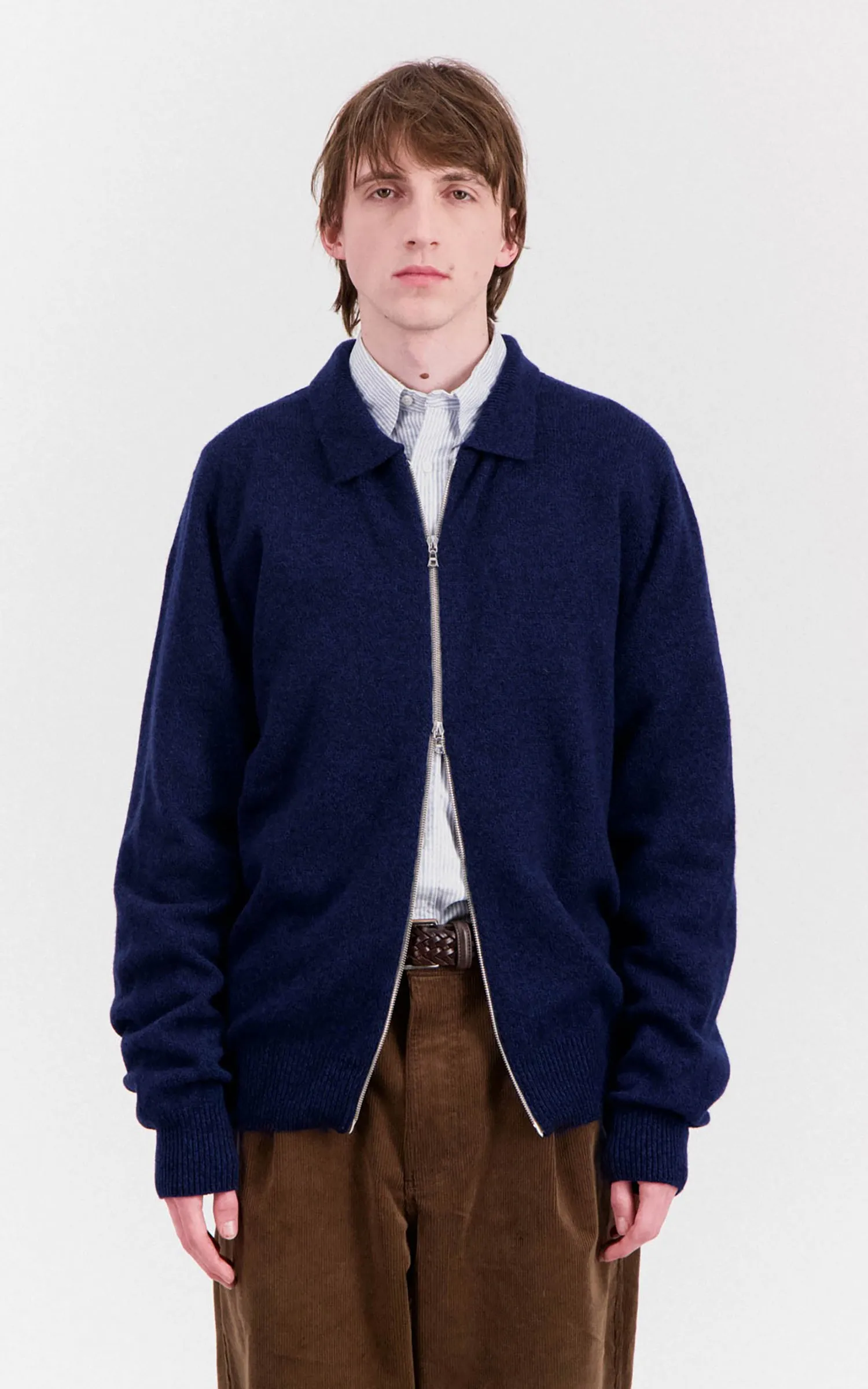Howlin' High Pressure Knit Cardigan Navy Mix sold by Cultizm product image thumbnail 2