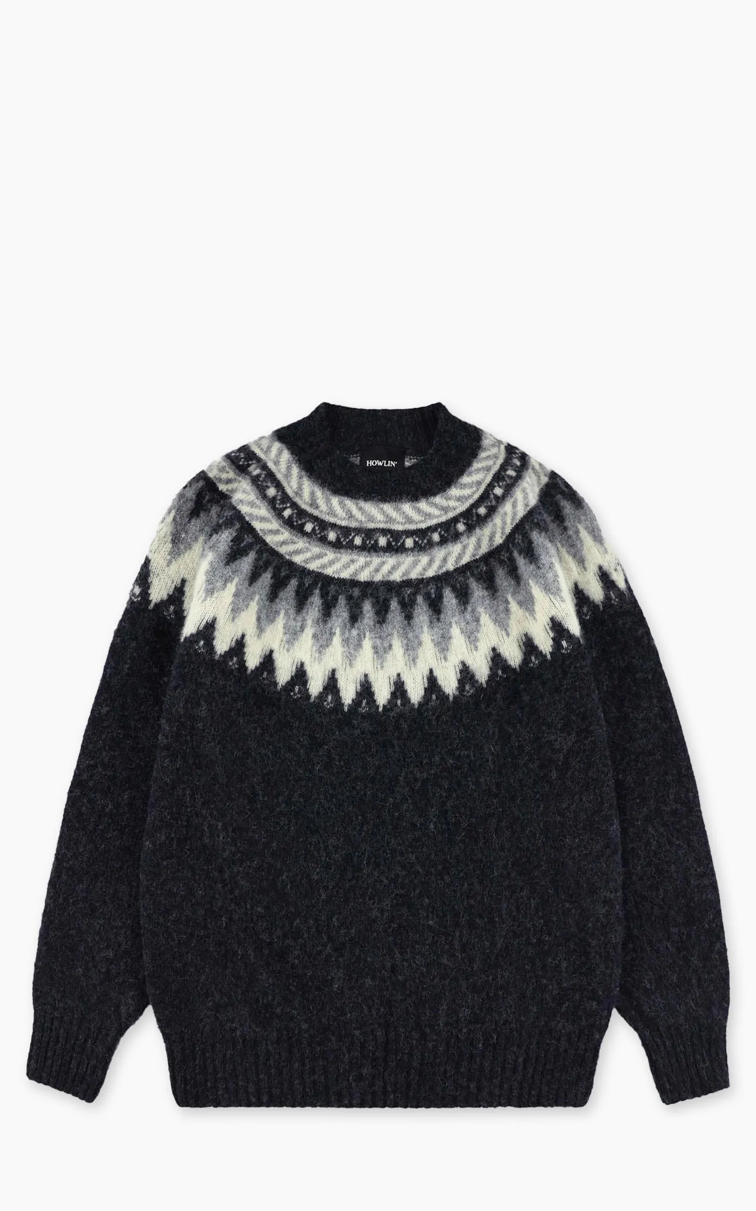 Howlin' Magician In The Mountain Sweater Charcoal sold by Cultizm