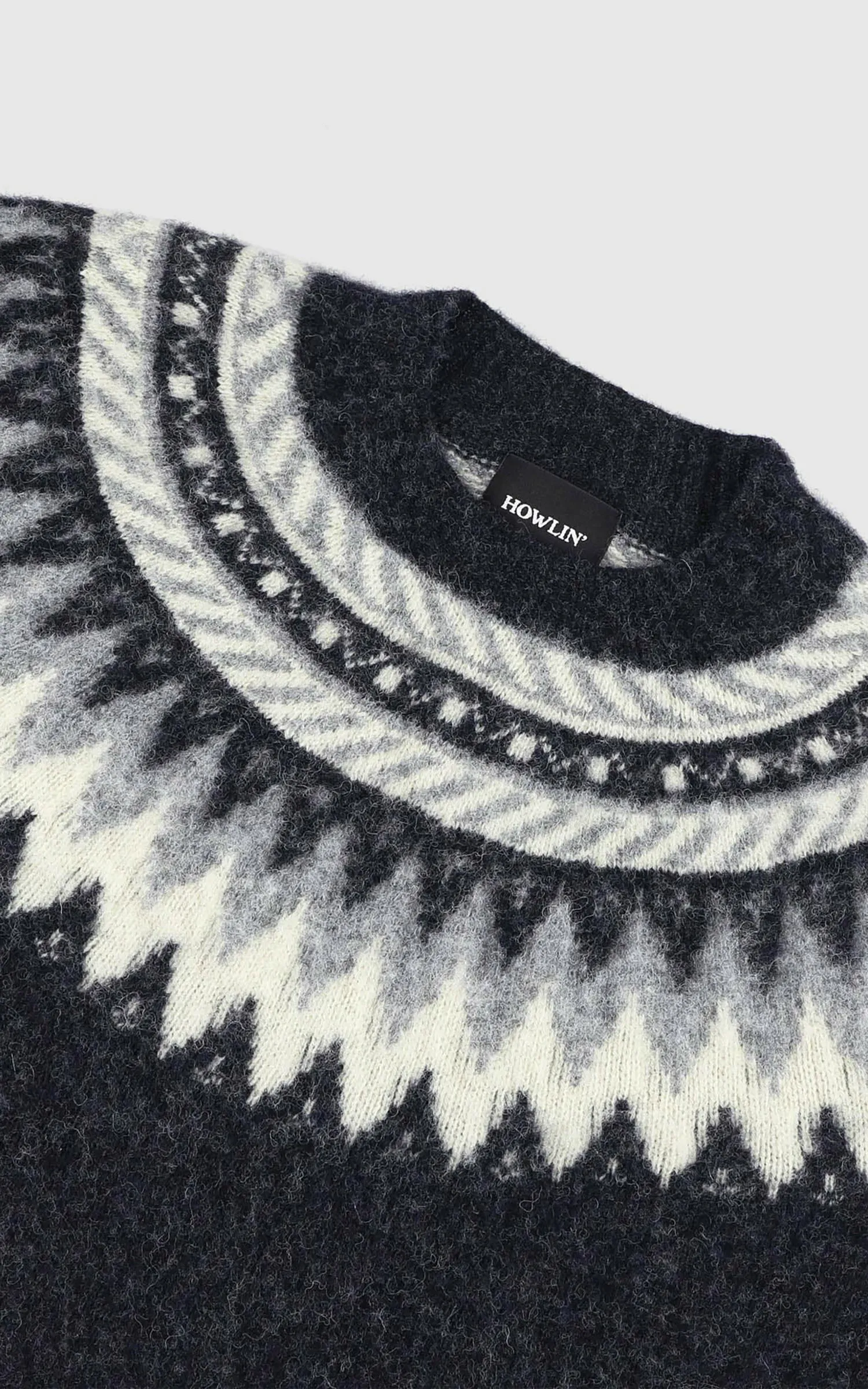 Howlin' Magician In The Mountain Sweater Charcoal sold by Cultizm product image thumbnail 3