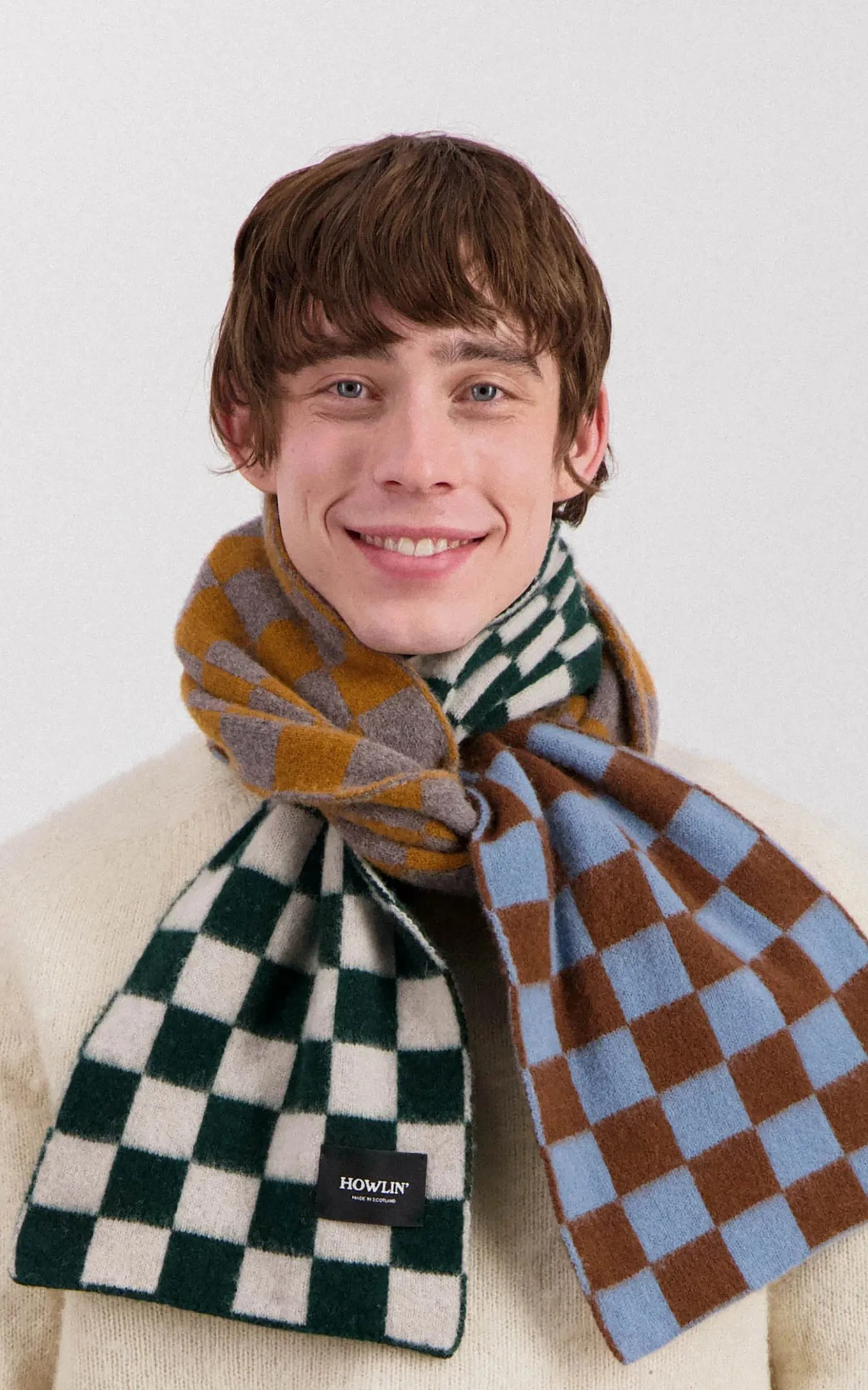 Howlin' Cosmic Checkerboard Scarf Dreamy sold by Cultizm product image thumbnail 2