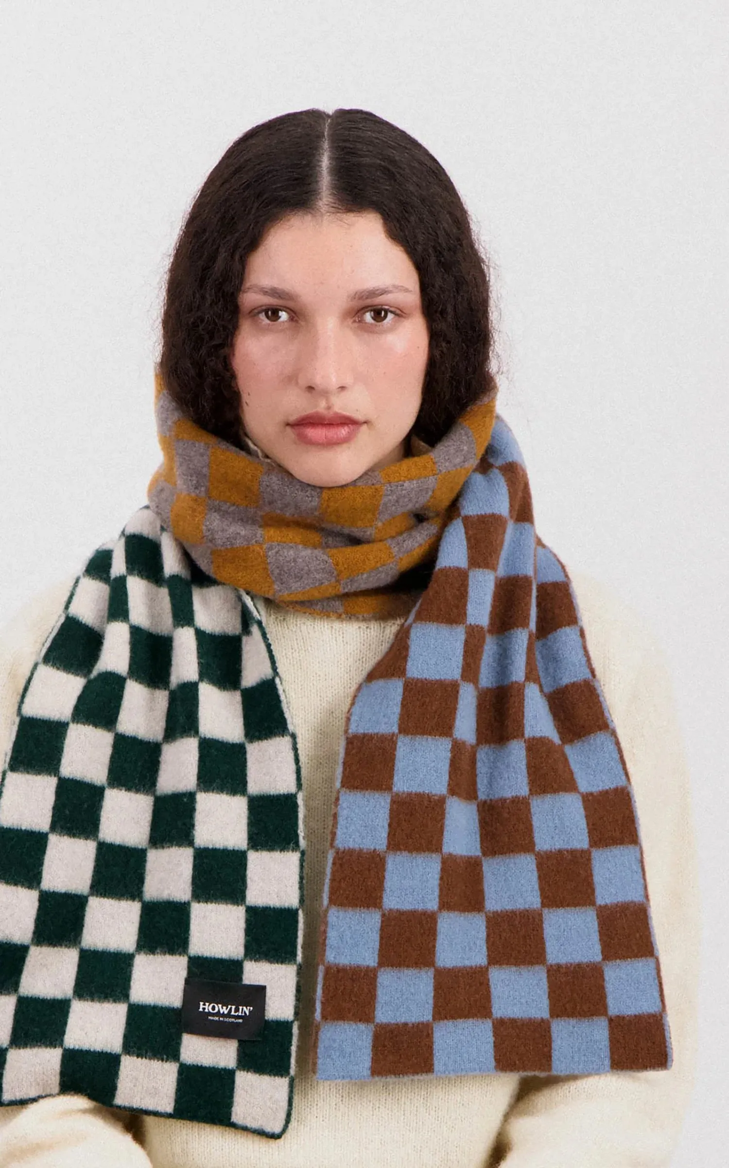 Howlin' Cosmic Checkerboard Scarf Dreamy sold by Cultizm product image thumbnail 3