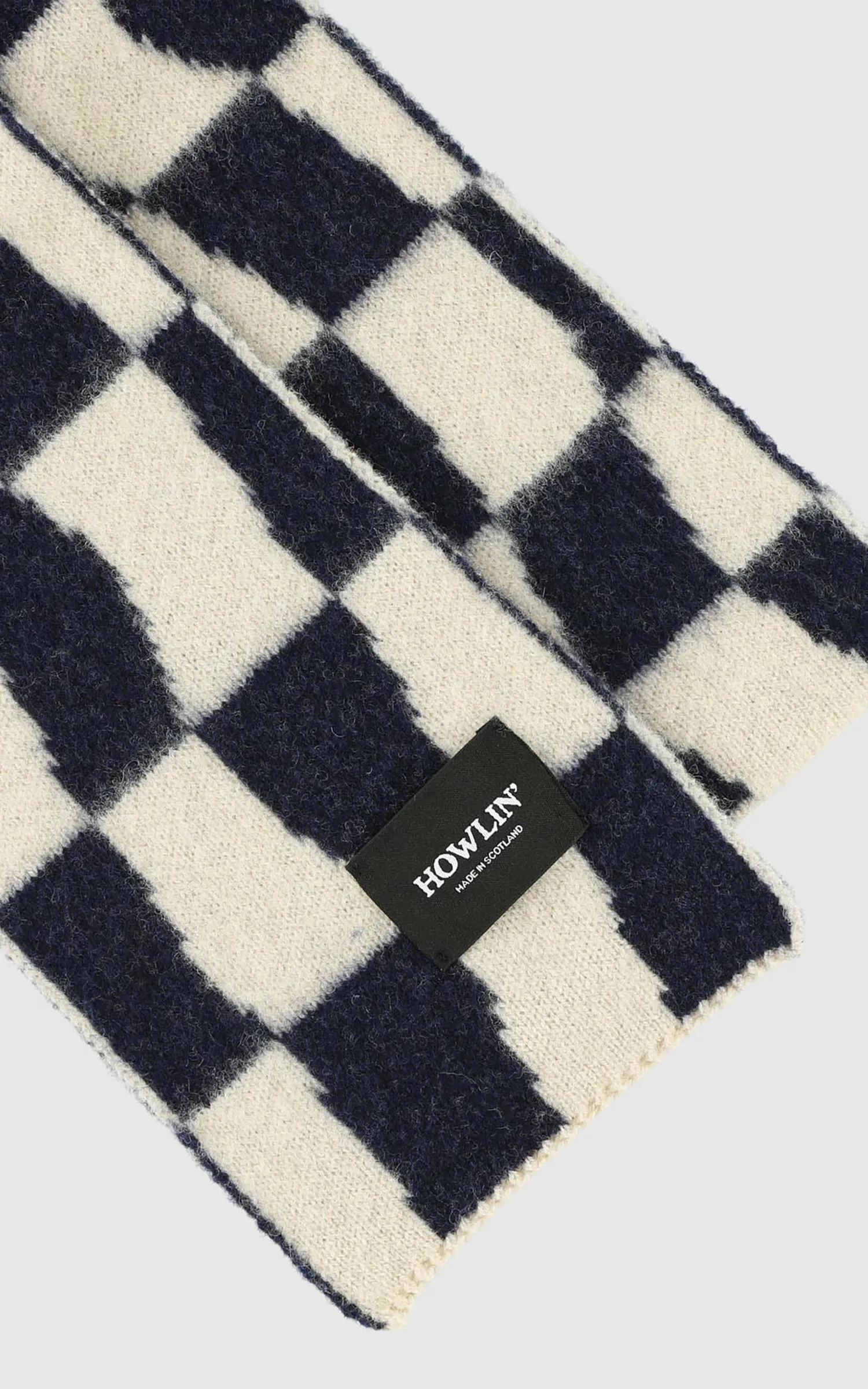 Howlin' Mini Checkerboard Scarf Navy sold by Cultizm product image thumbnail 4