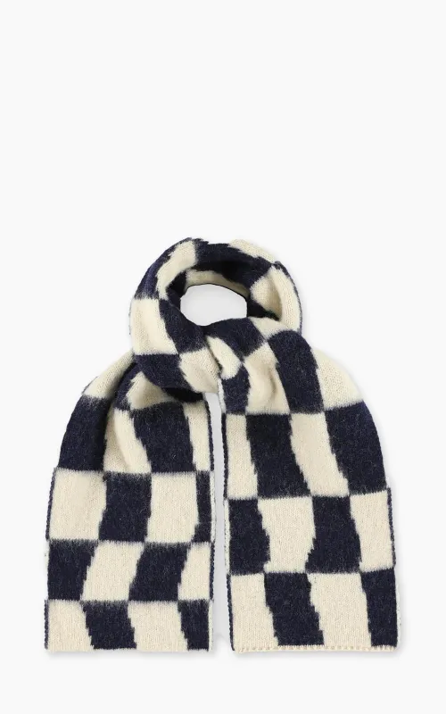 Howlin' Mini Checkerboard Scarf Navy sold by Cultizm