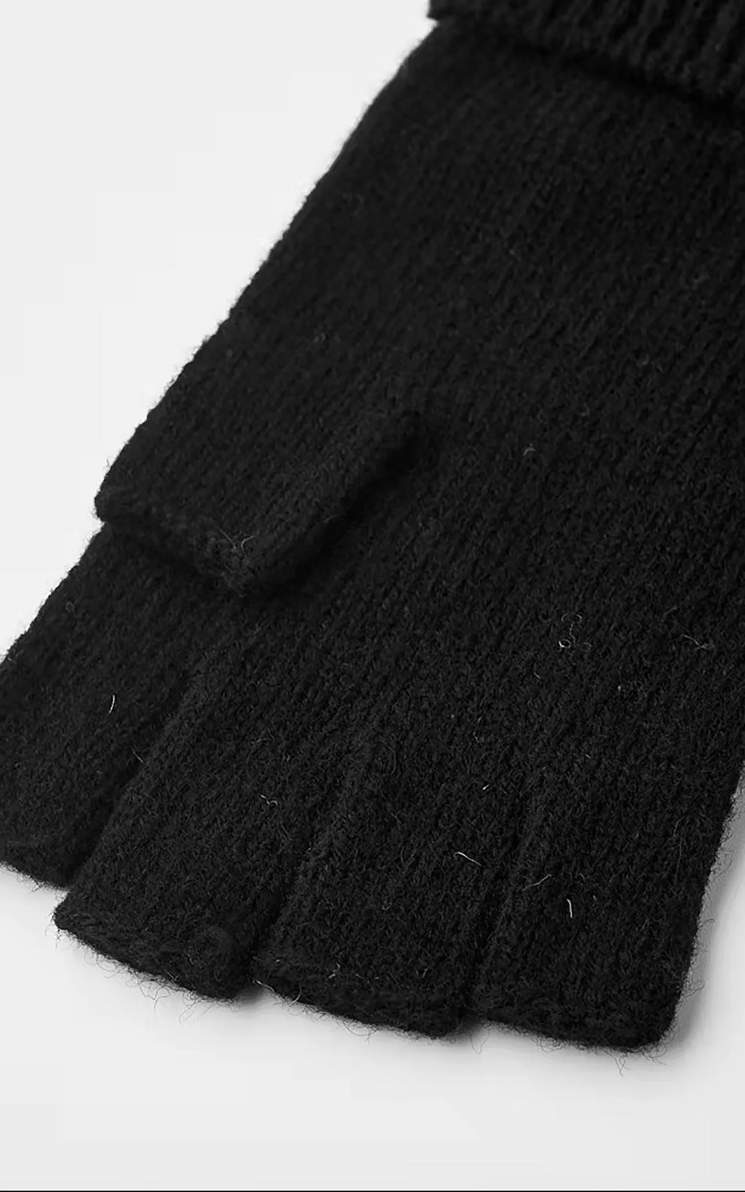 Hestra Basic Wool Half Finger Glove Black sold by Cultizm product image thumbnail 3