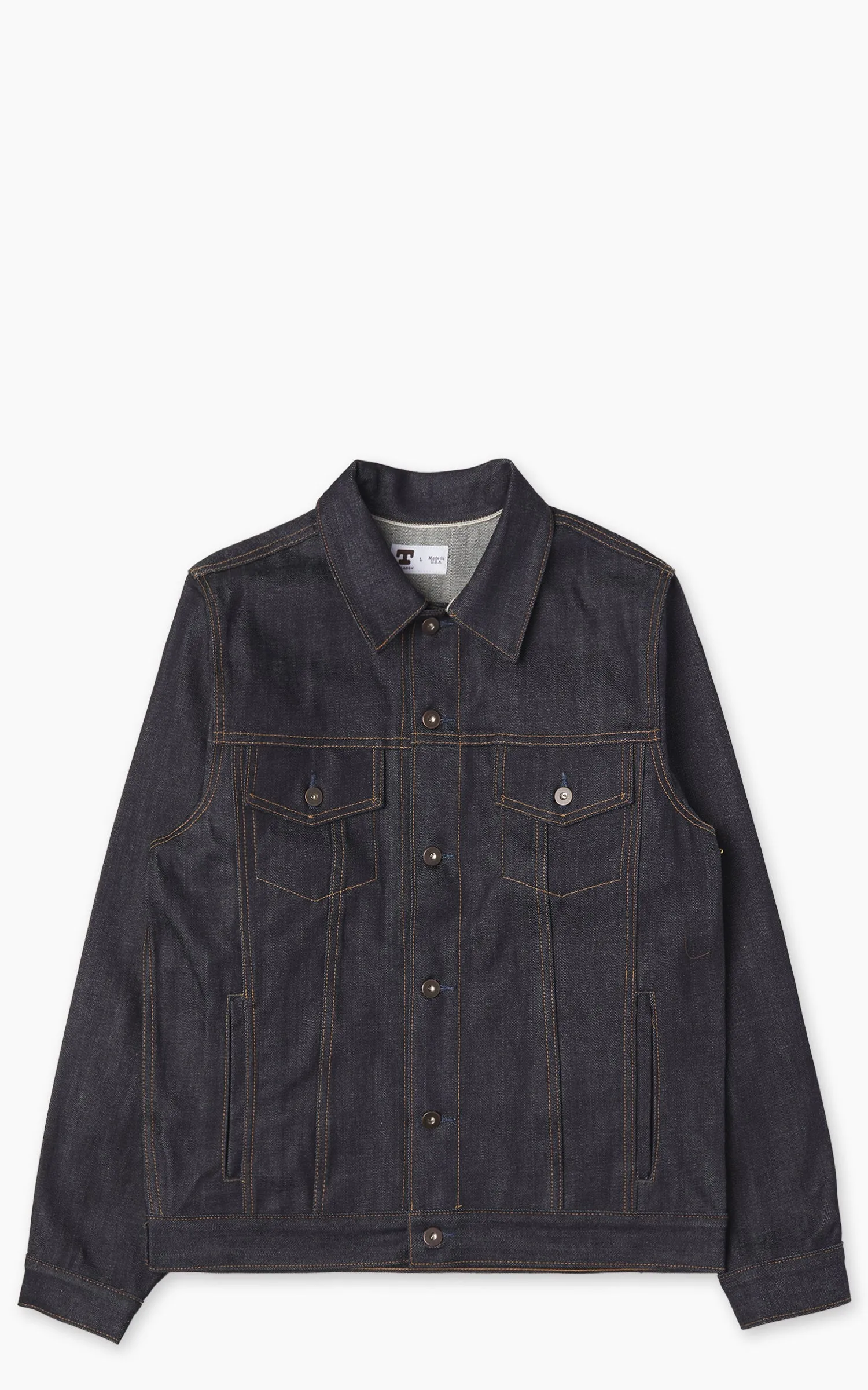 Tellason Jean Jacket Selvedge Denim Indigo 14.75oz sold by Cultizm
