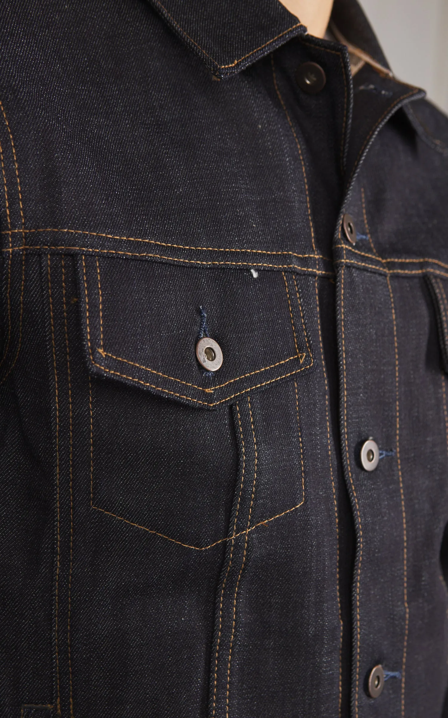 Tellason Jean Jacket Selvedge Denim Indigo 14.75oz sold by Cultizm product image thumbnail 5