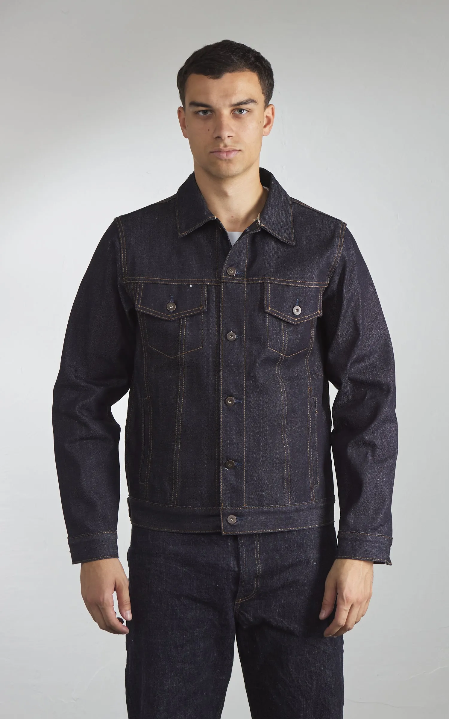 Tellason Jean Jacket Selvedge Denim Indigo 14.75oz sold by Cultizm product image thumbnail 2