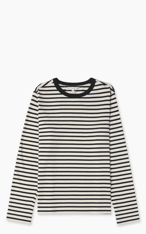 Merz b. Schwanen 2M18 Loopwheeled Longsleeve T-Shirt Charcoal/Nature sold by Cultizm