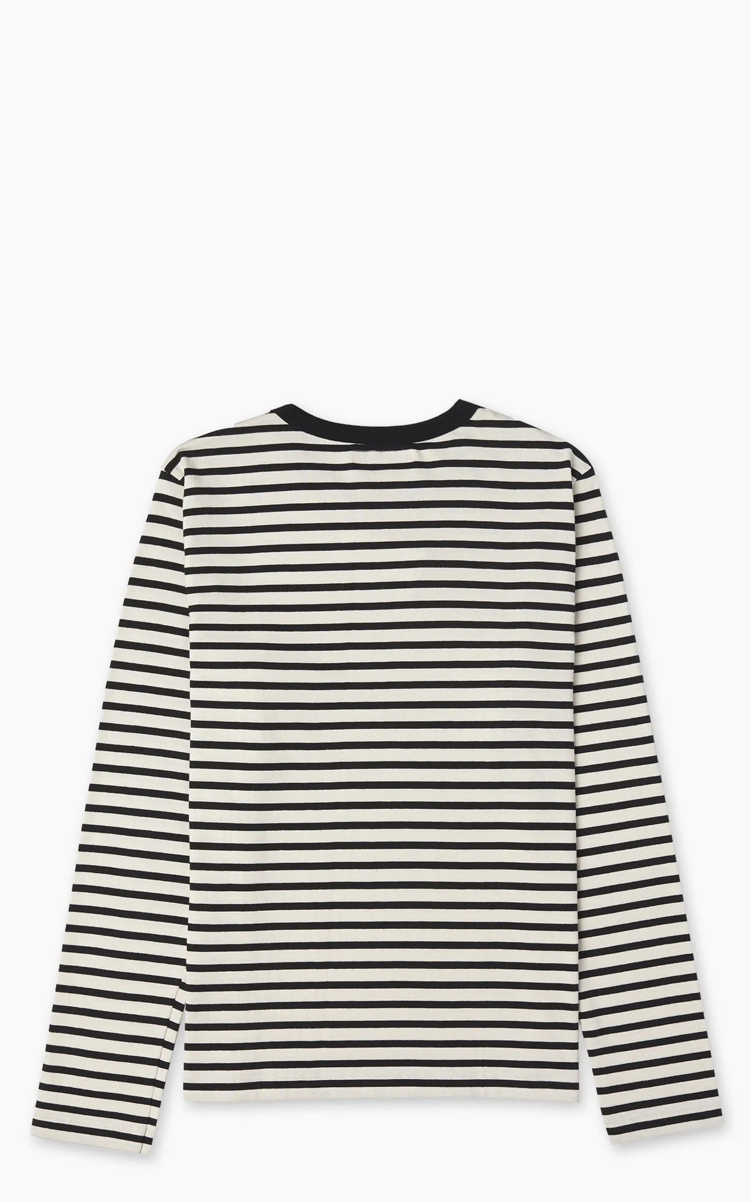 Merz b. Schwanen 2M18 Loopwheeled Longsleeve T-Shirt Charcoal/Nature sold by Cultizm product image thumbnail 2