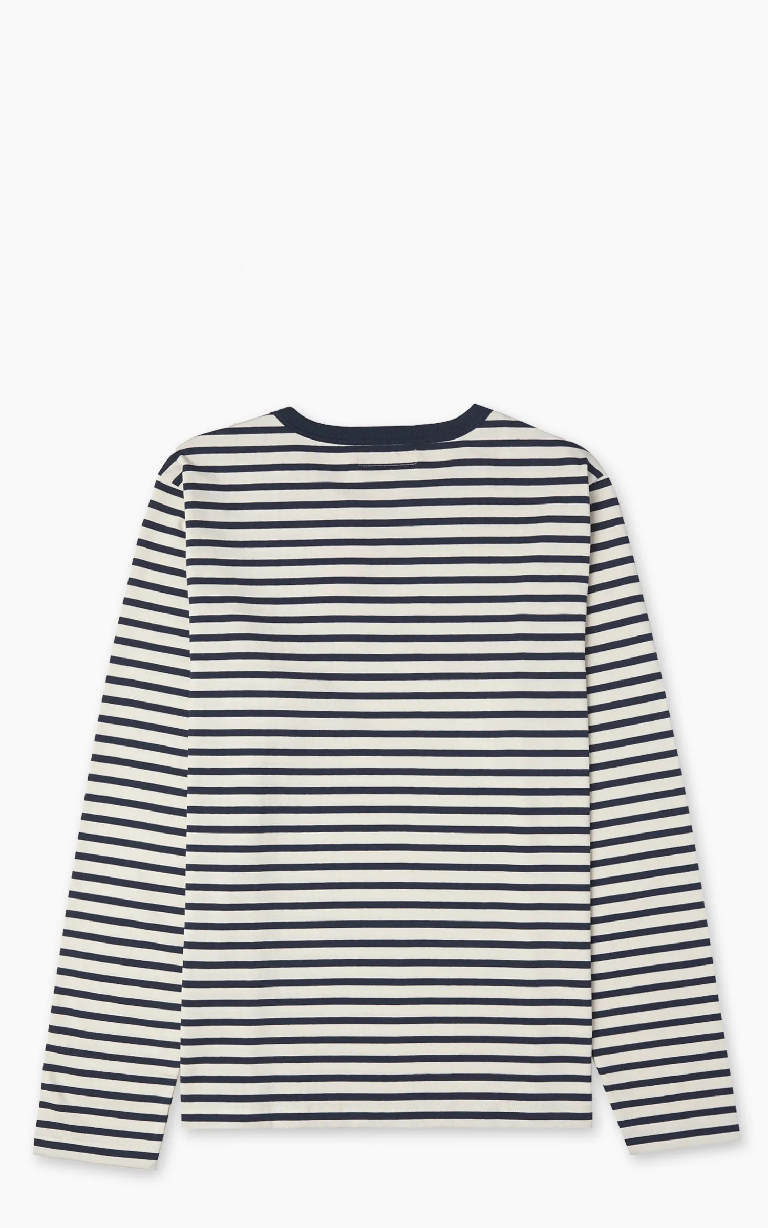 Merz b. Schwanen 2M18 Loopwheeled Longsleeve T-Shirt Ink/Nature sold by Cultizm product image thumbnail 3