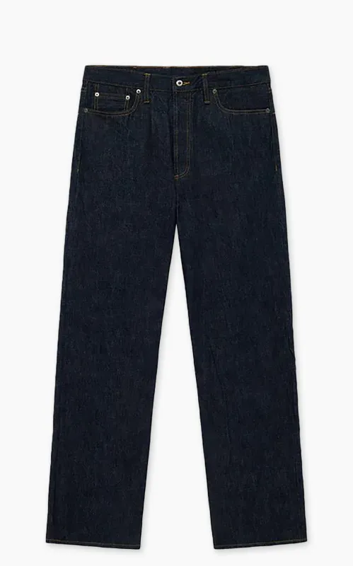 3sixteen RS-100xk Relaxed Straight Selvedge Rinsed Indigo Kibata 14oz sold by Cultizm