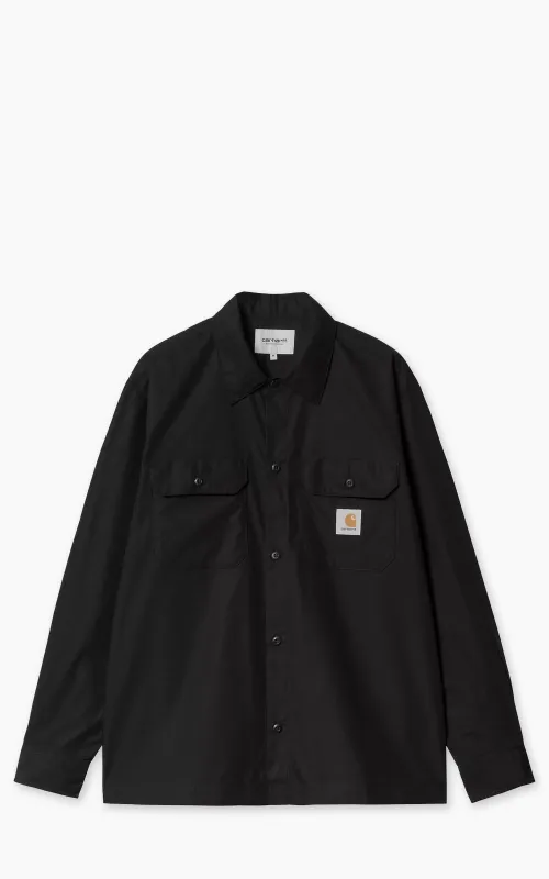Carhartt WIP L/S Craft Shirt Black sold by Cultizm