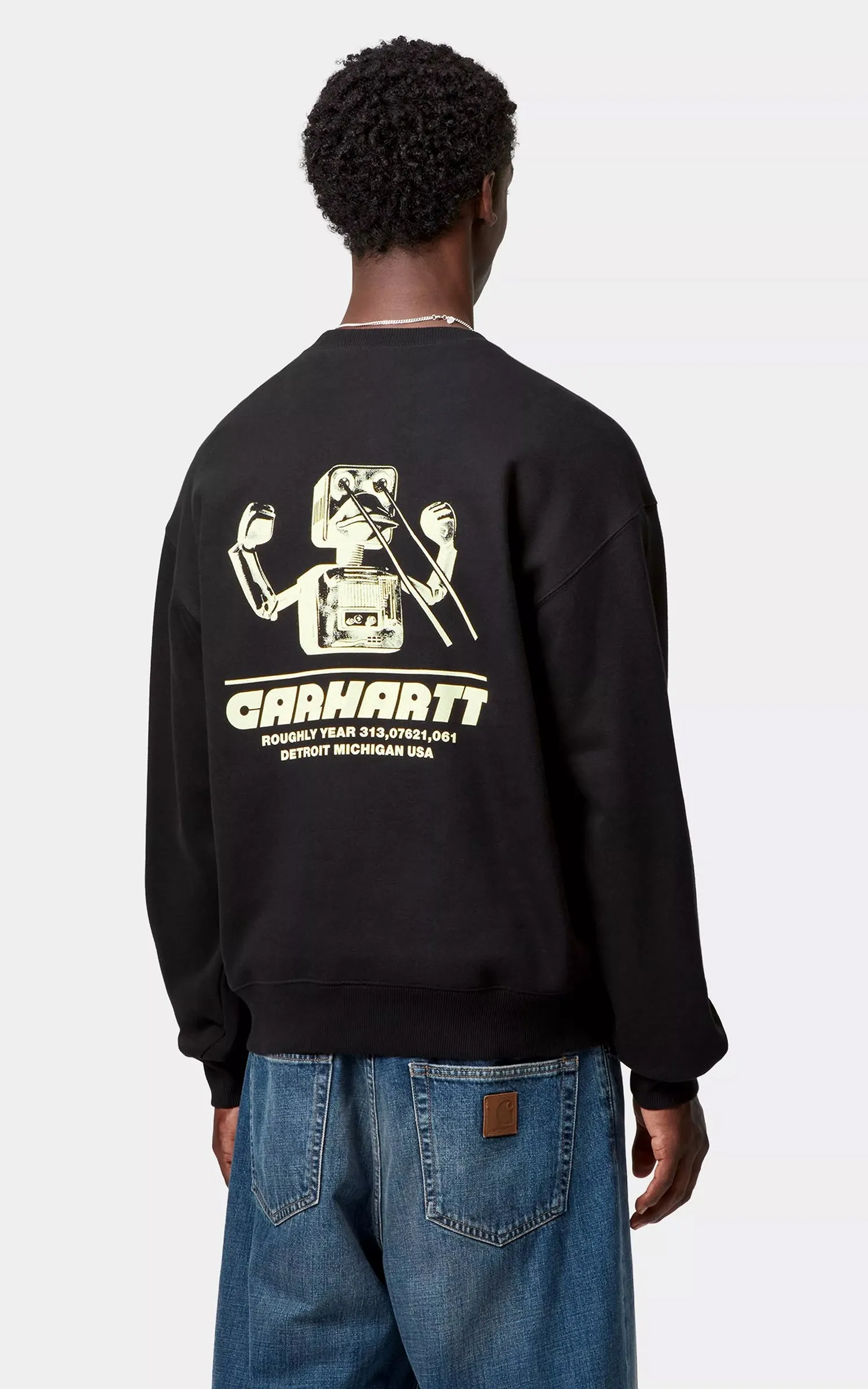 Carhartt WIP Wiptopia Sweatshirt Black sold by Cultizm product image thumbnail 5