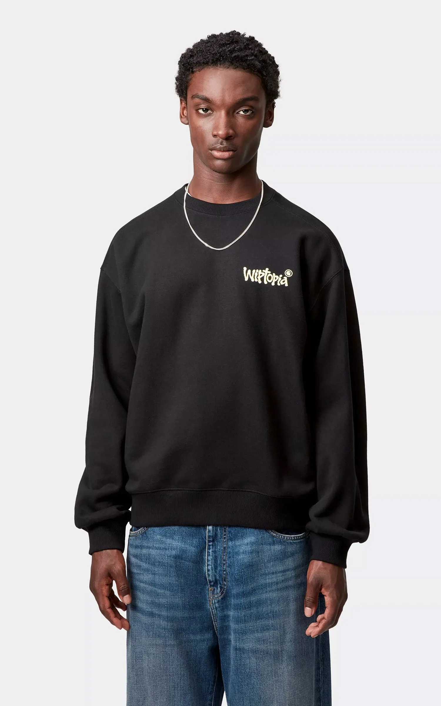 Carhartt WIP Wiptopia Sweatshirt Black sold by Cultizm product image thumbnail 2