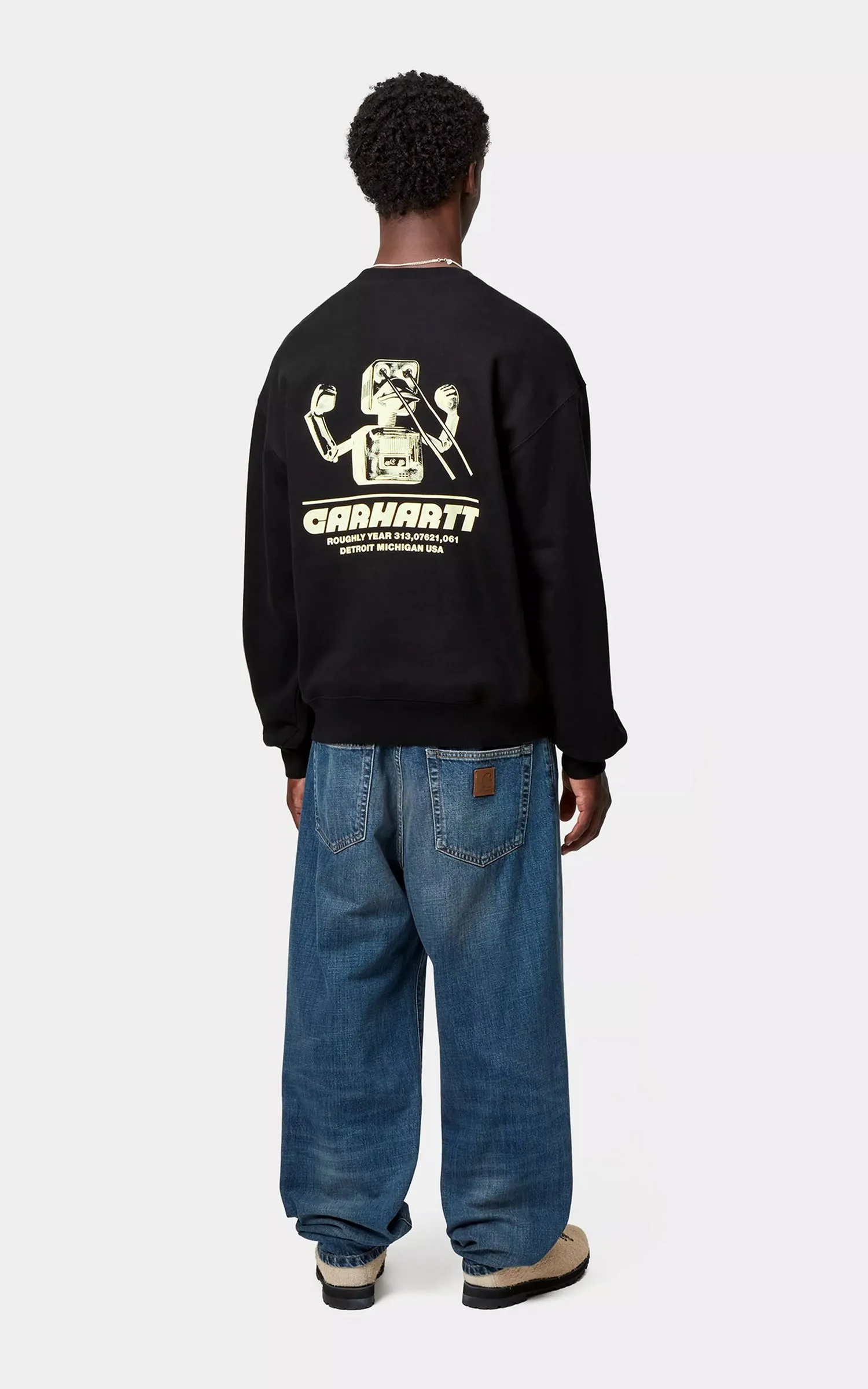 Carhartt WIP Wiptopia Sweatshirt Black sold by Cultizm product image thumbnail 4