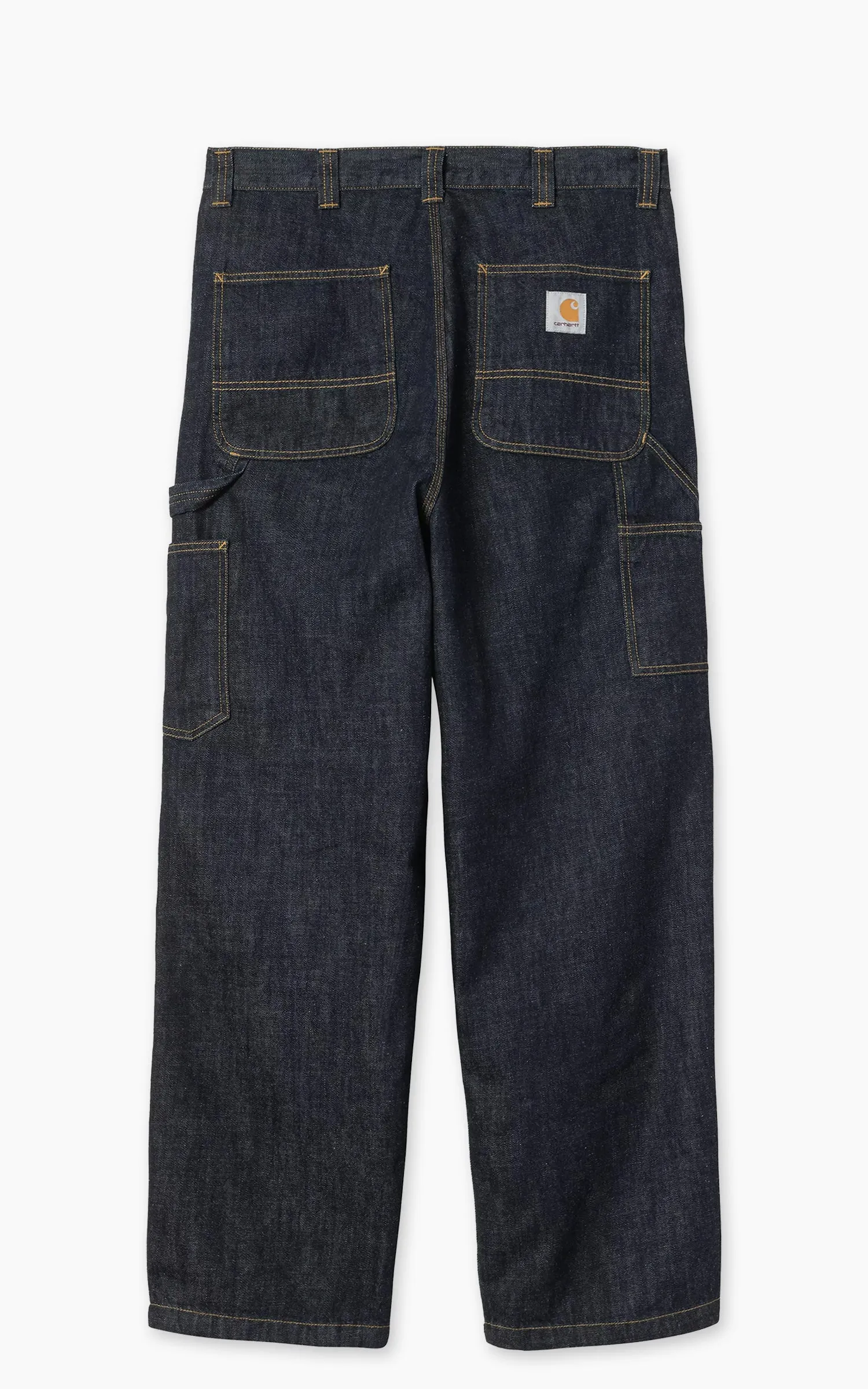 Carhartt WIP Double Knee Pant Camano Denim Rinsed Blue sold by Cultizm