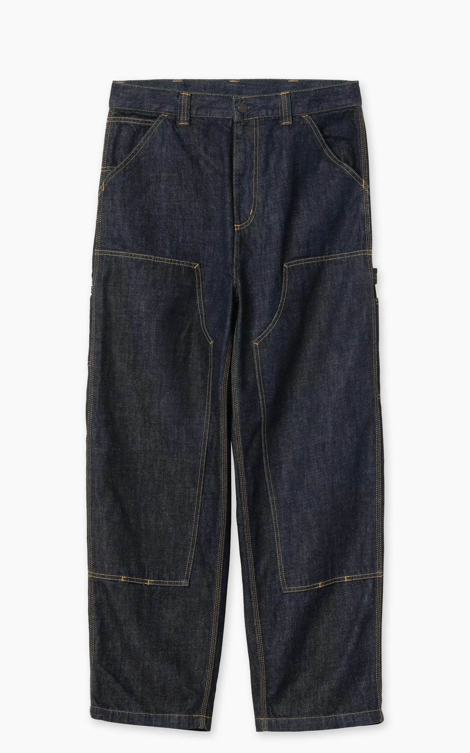 Carhartt WIP Double Knee Pant Camano Denim Rinsed Blue sold by Cultizm product image thumbnail 3