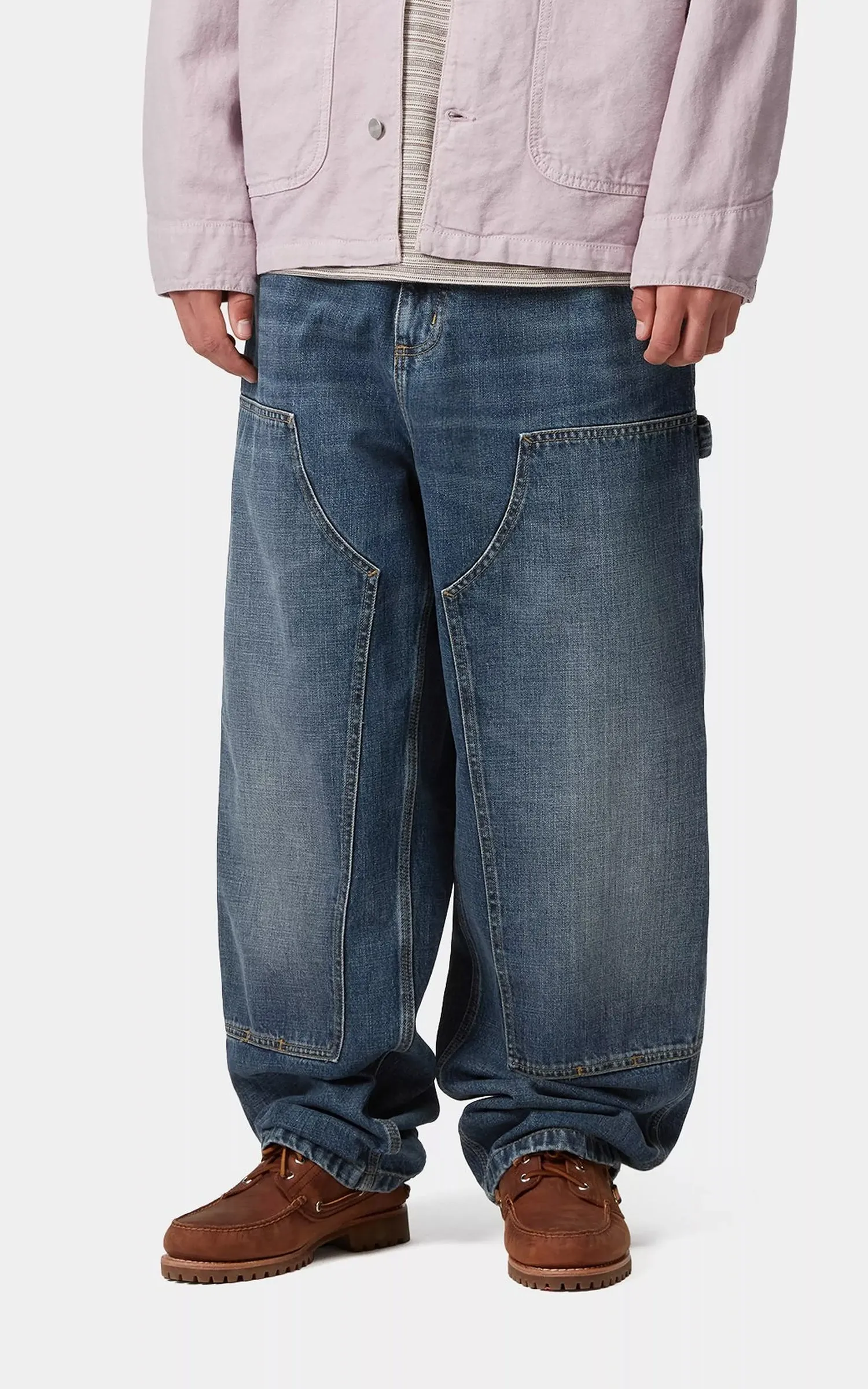 Carhartt WIP OG Double Knee Pant Camano Denim Dark Used Blue sold by Cultizm product image thumbnail 4